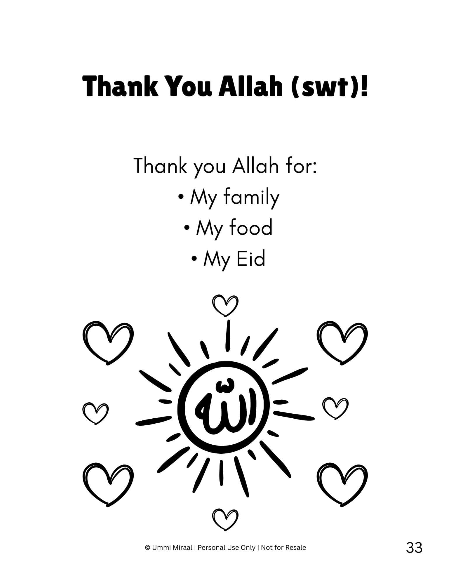 Eid ul-Fitr Colouring & Activity Book | Islamic Toddler Printable (PDF Download) - image 2