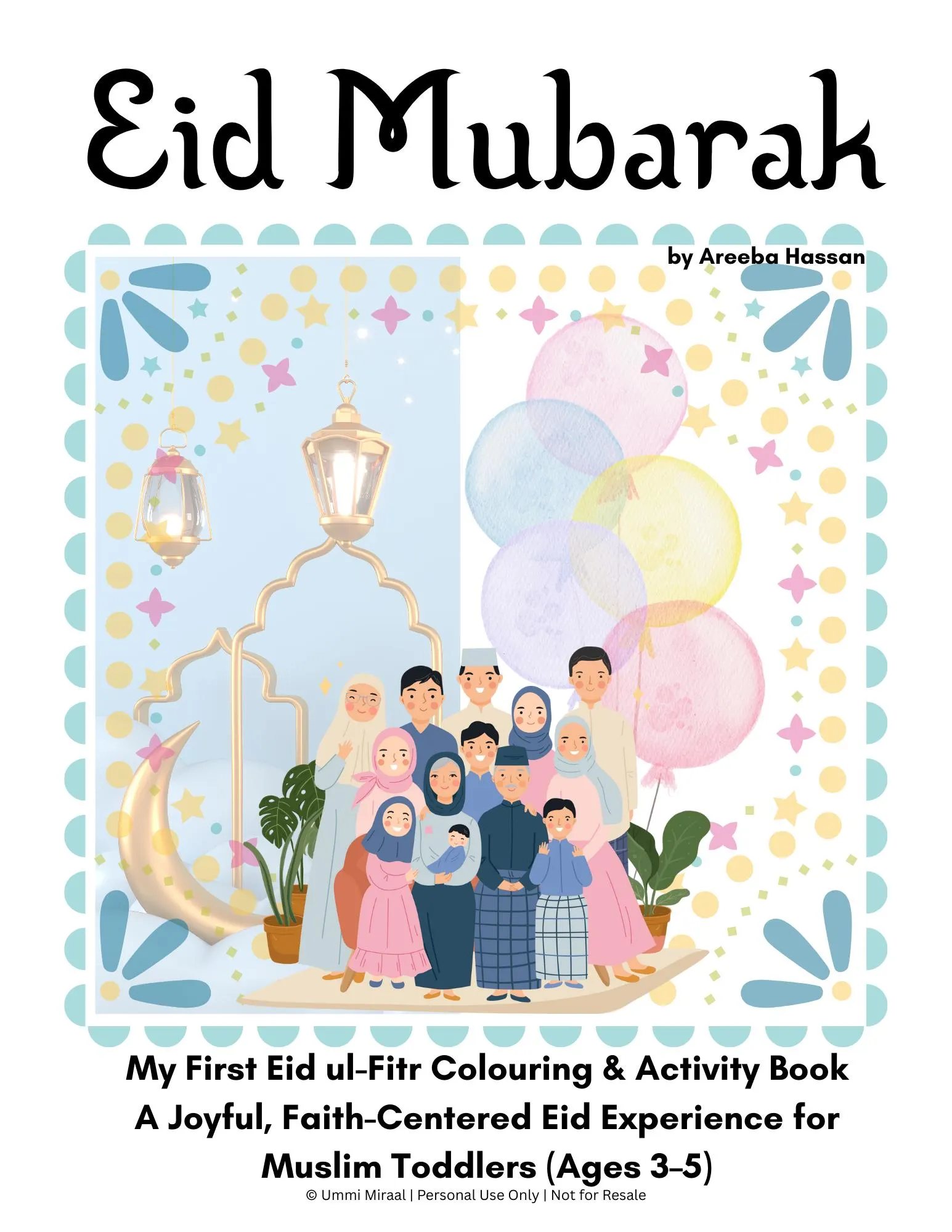 Eid ul-Fitr Colouring & Activity Book | Islamic Toddler Printable (PDF Download)