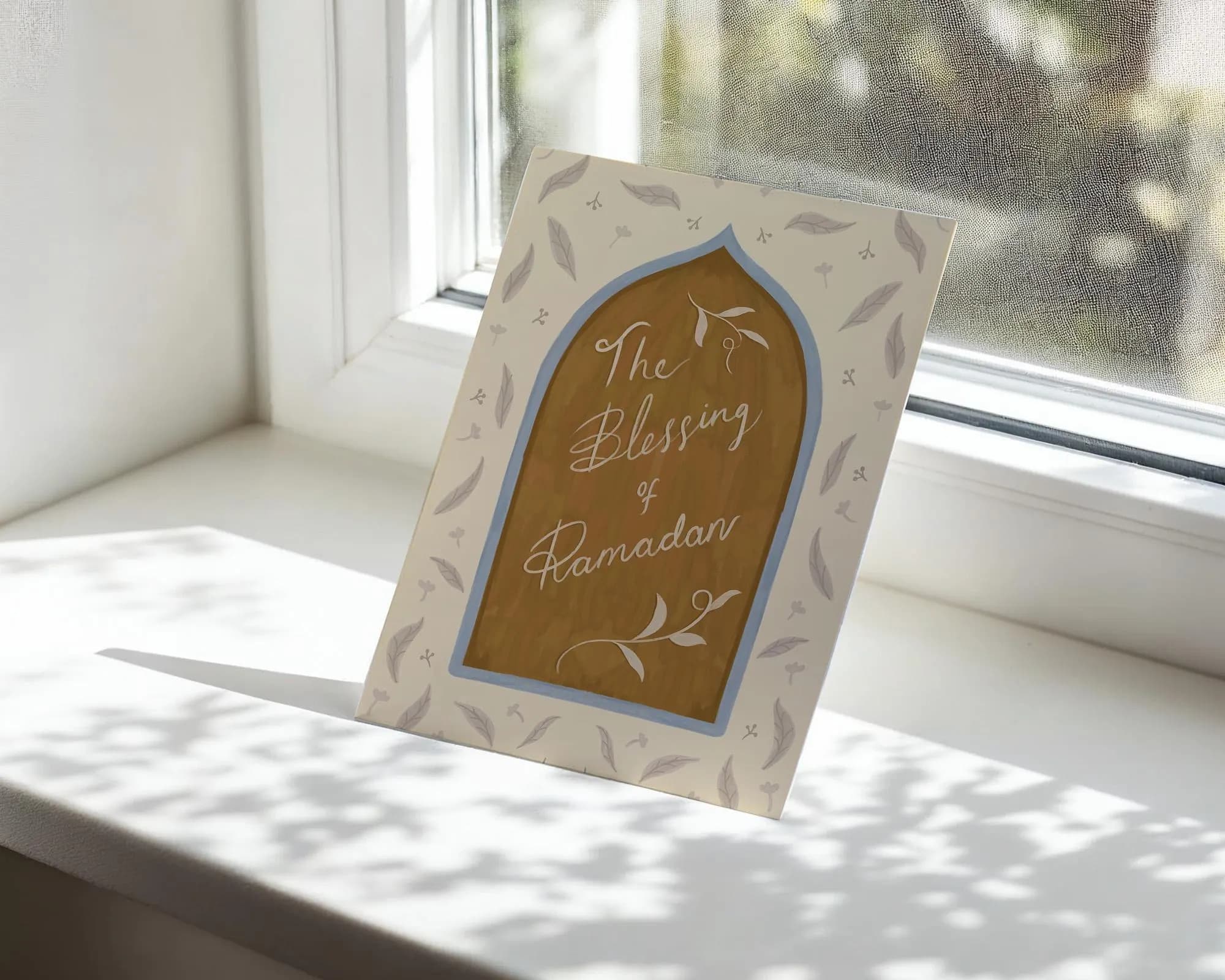 Ramadan Blessing Art Print | Muslim Home Decor (Digital Download) - image 4