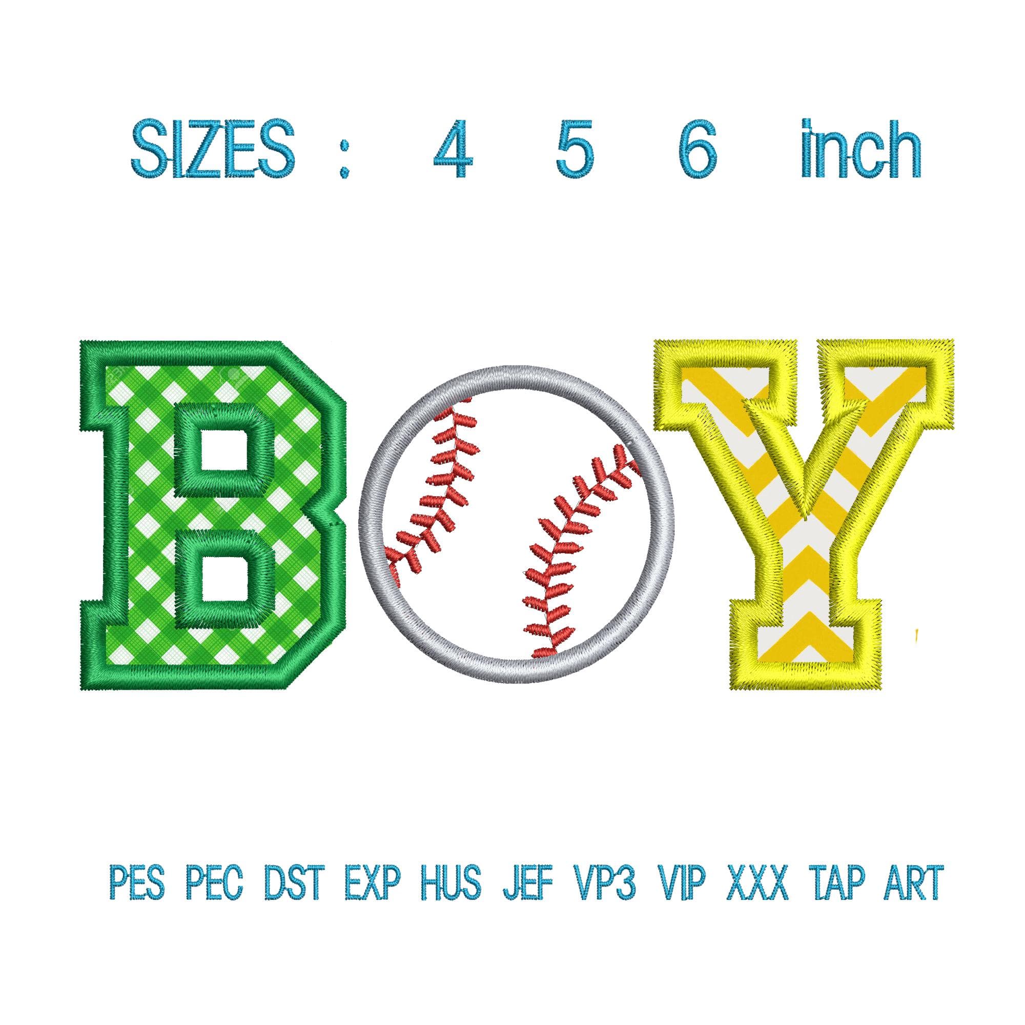 Sports Ball Letter O Applique Embroidery Design | Boy Name (Digital Download) - image 4