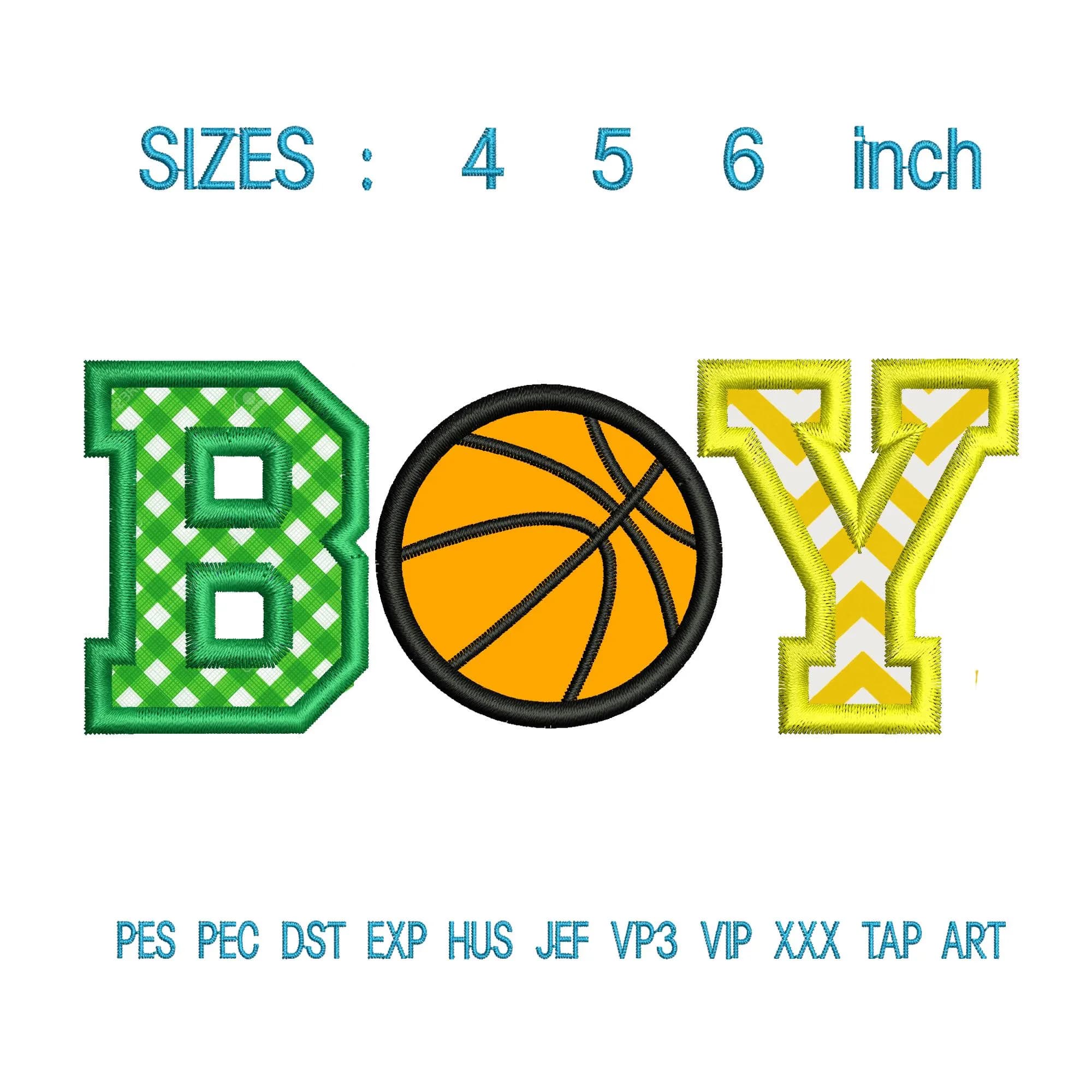 Sports Ball Letter O Applique Embroidery Design | Boy Name (Digital Download) - image 3