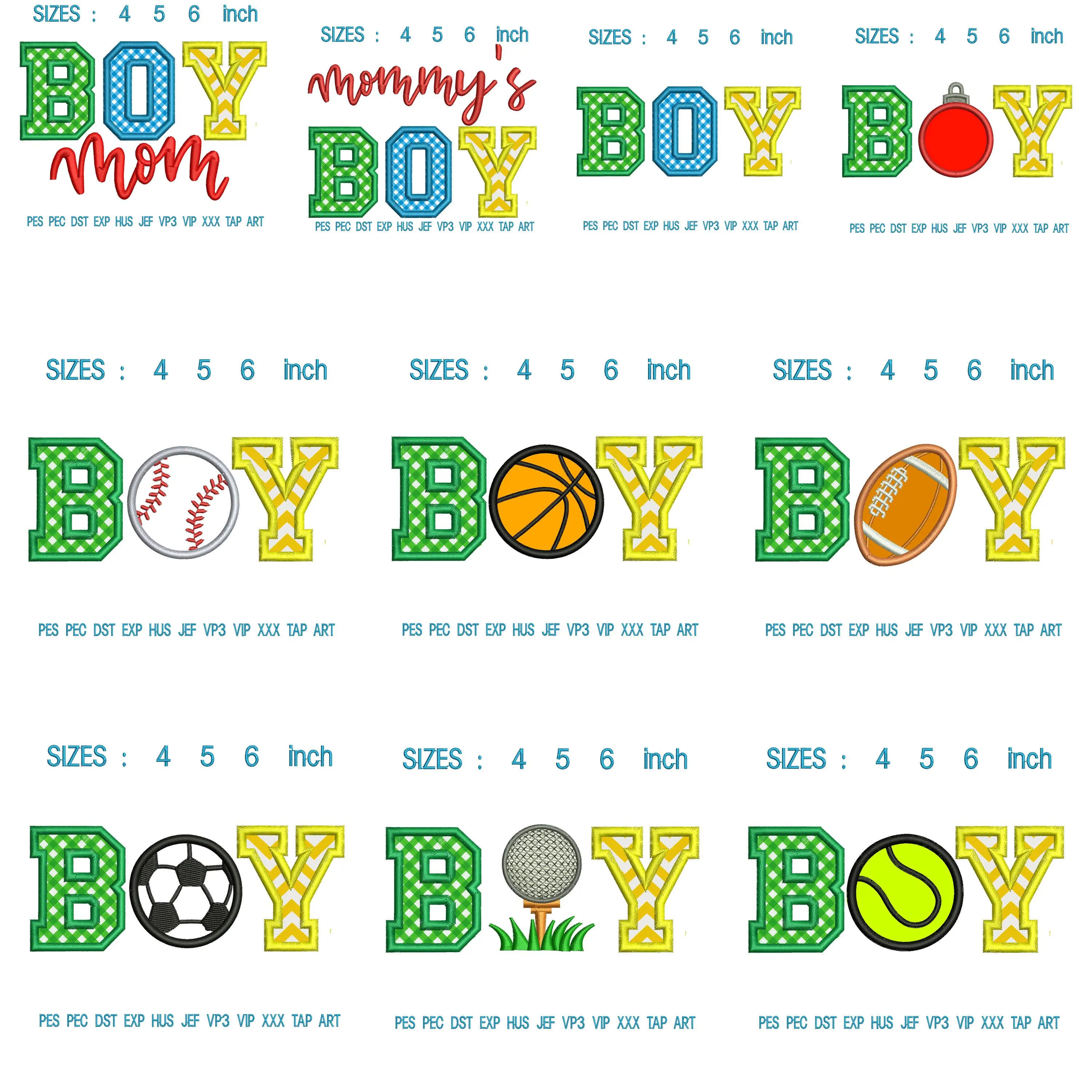 Sports Ball Letter O Applique Embroidery Design | Boy Name (Digital Download)