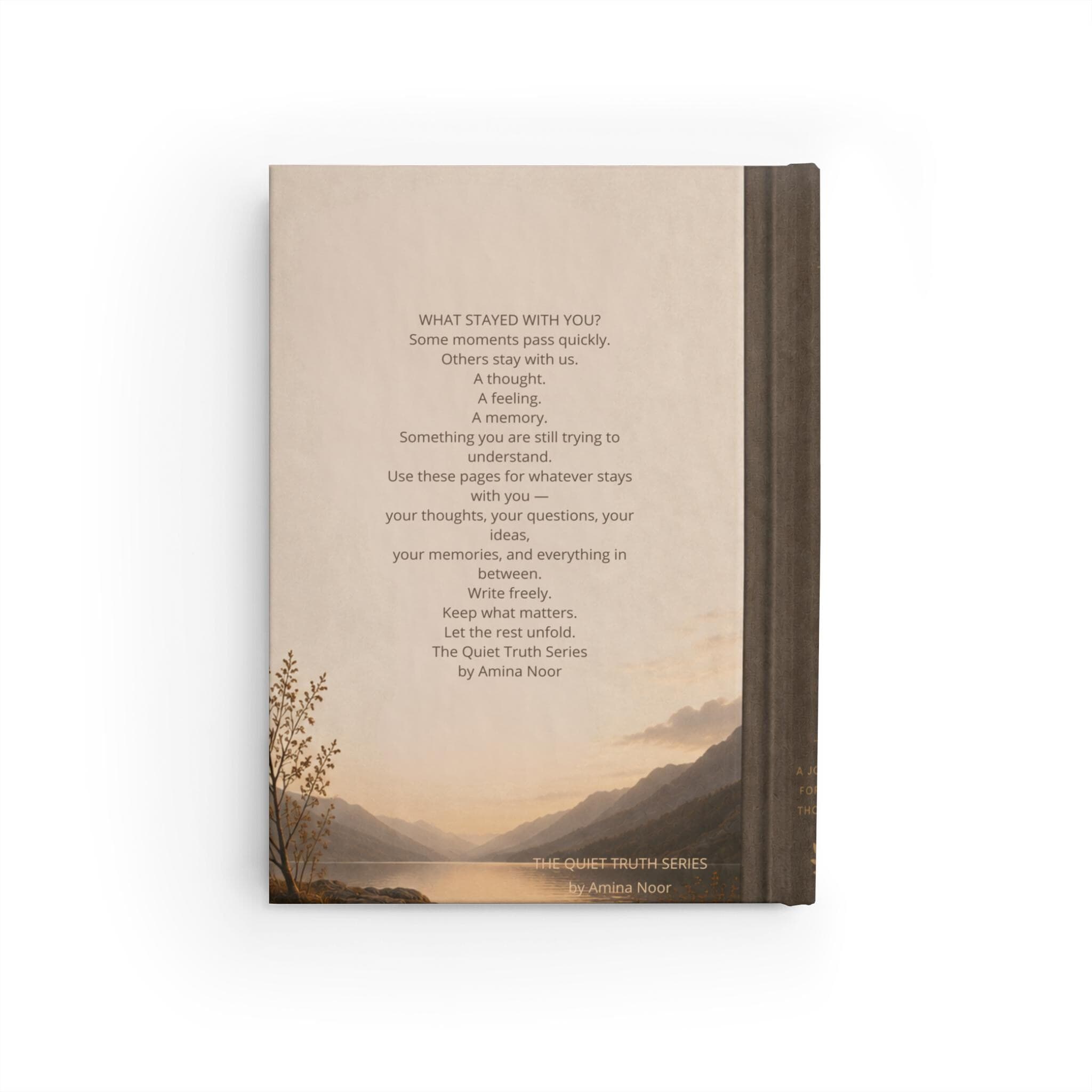 Hardcover Journal for Women, Lined Writing Notebook, Personal Diary for Thoughts, Reflection Journal, Gift for Her - image 2