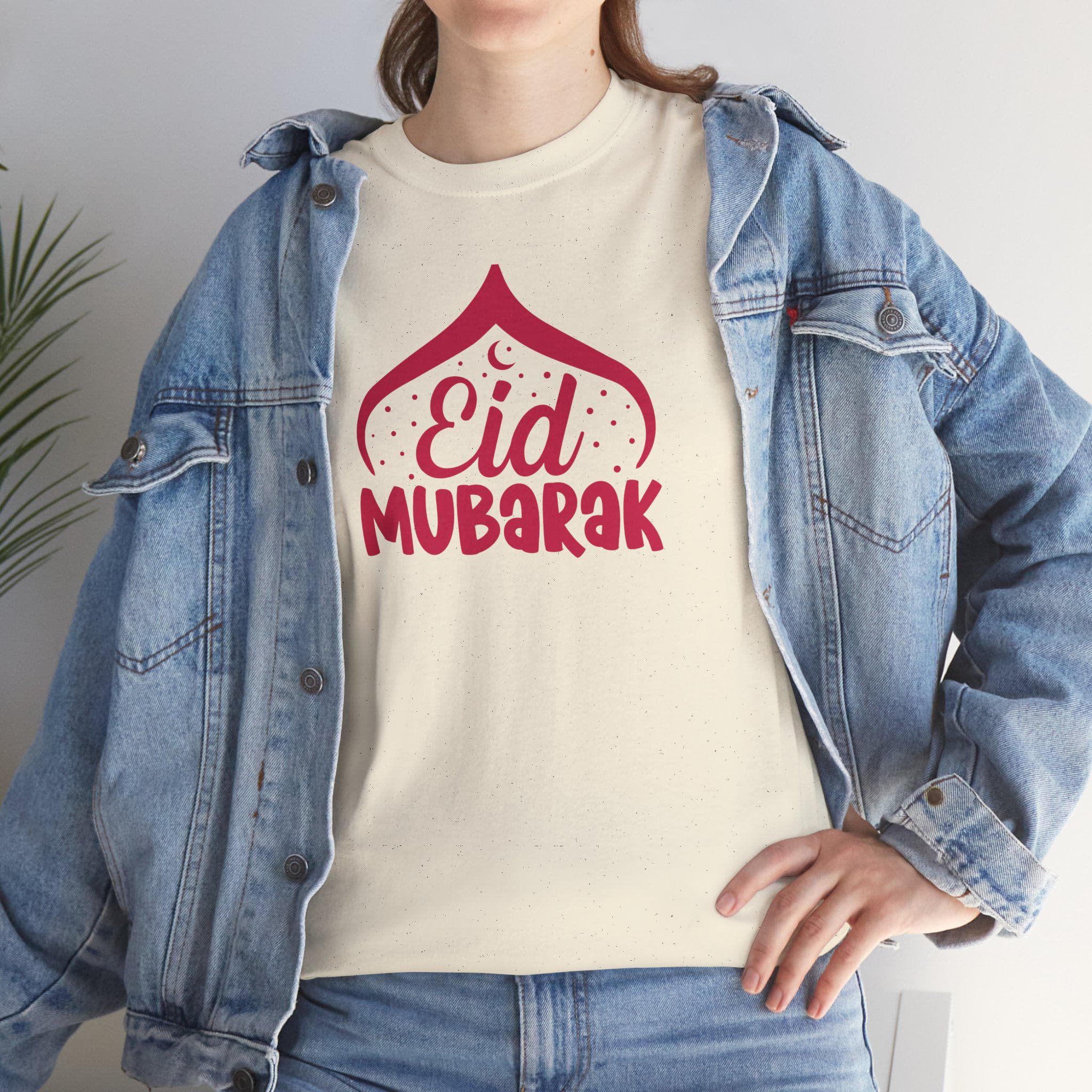 Eid Mubarak Shirt, Modern Crescent Eid Shirt, Matching Family Eid Shirts, Islamic Muslim Outfit, Ramadan Eid Gift, Unisex Muslim Shirt - image 3