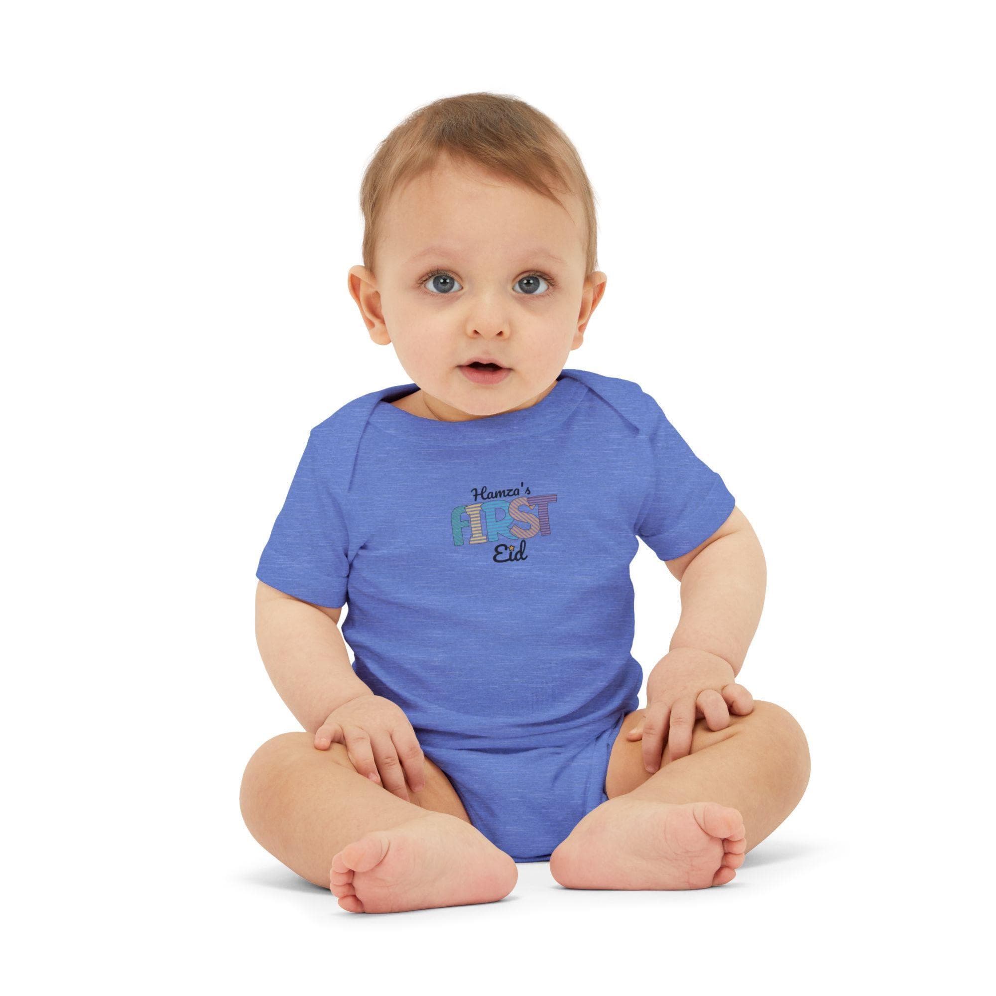 Personalized First Eid Baby Onesie, My First Eid Outfit, Custom Baby Name Eid Bodysuit, Eid Mubarak Baby Gift, Muslim Baby Eid Clothes - image 5