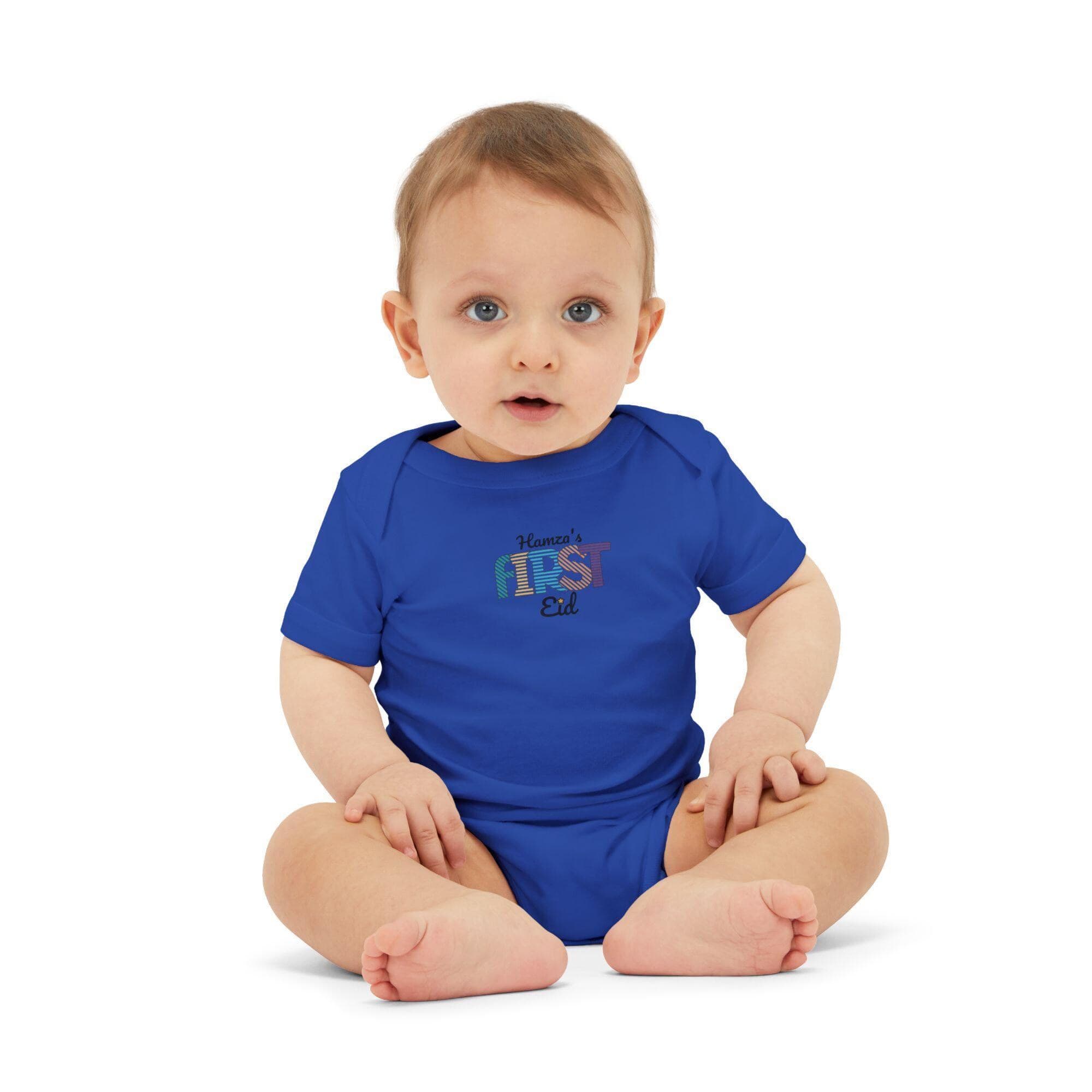 Personalized First Eid Baby Onesie, My First Eid Outfit, Custom Baby Name Eid Bodysuit, Eid Mubarak Baby Gift, Muslim Baby Eid Clothes - image 4
