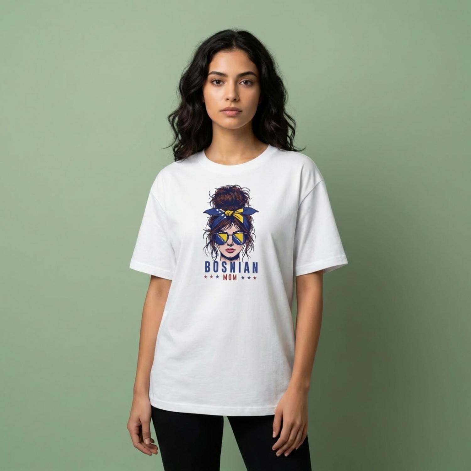 Bosnian Mom Shirt, Balkan Mama Tee, Bosnian Pride Shirt, Balkan Heritage Gift, Bosnian Gift for Mom, Cultural Pride Tee, Balkan Mom Shirt - image 4
