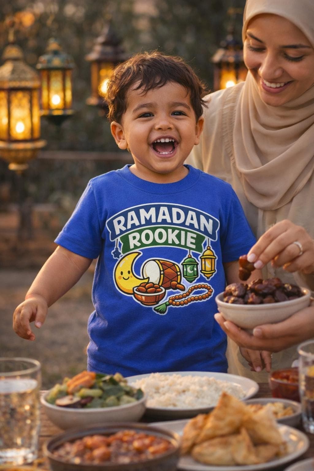 Ramadan Rookie Toddler Shirt, First Ramadan Shirt, Funny Ramadan Kids Shirt, Muslim Kids Tee, Ramadan Outfit for Kids, Eid Gift for Kids - image 3