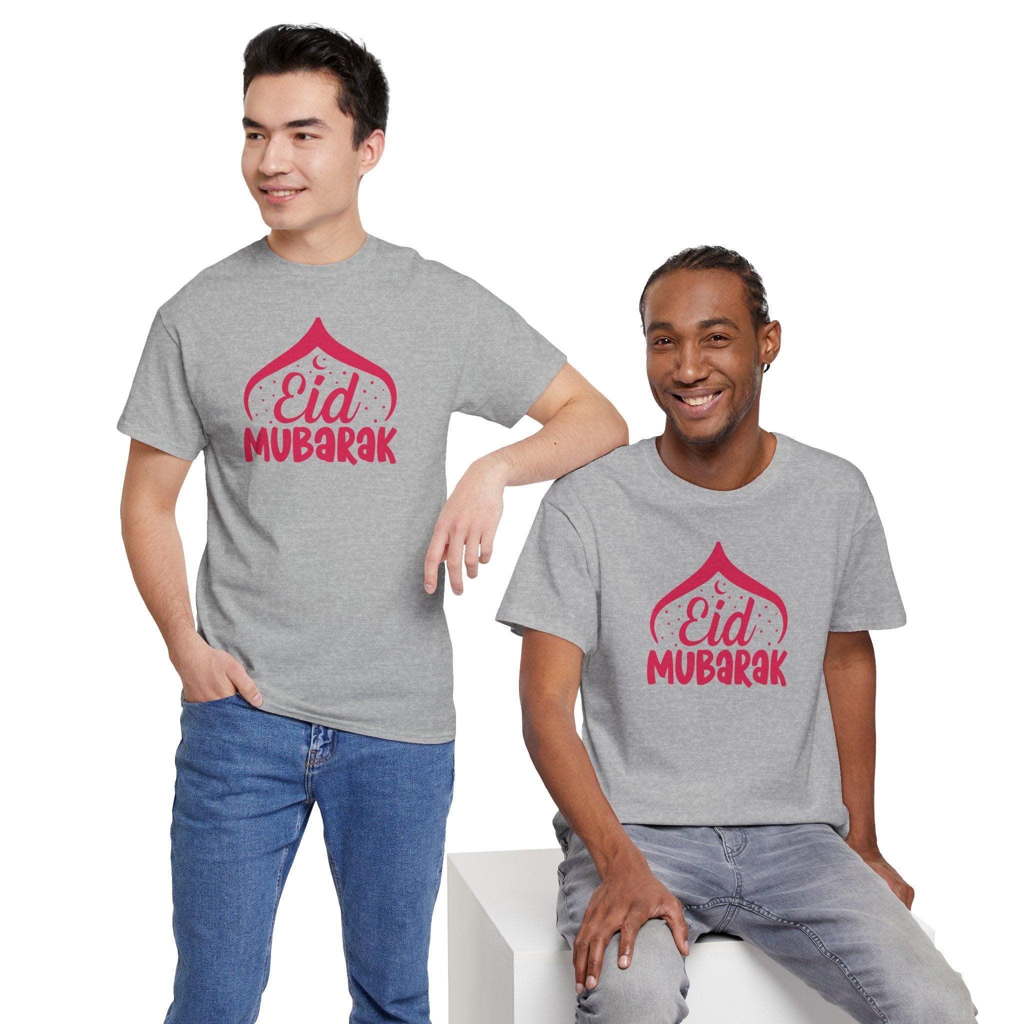 Eid Mubarak Shirt, Modern Crescent Eid Shirt, Matching Family Eid Shirts, Islamic Muslim Outfit, Ramadan Eid Gift, Unisex Muslim Shirt - image 5