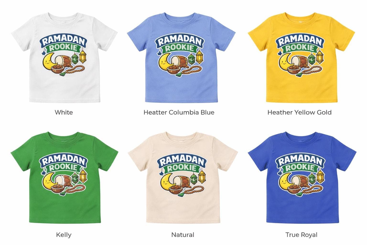 Ramadan Rookie Toddler Shirt, First Ramadan Shirt, Funny Ramadan Kids Shirt, Muslim Kids Tee, Ramadan Outfit for Kids, Eid Gift for Kids - image 5