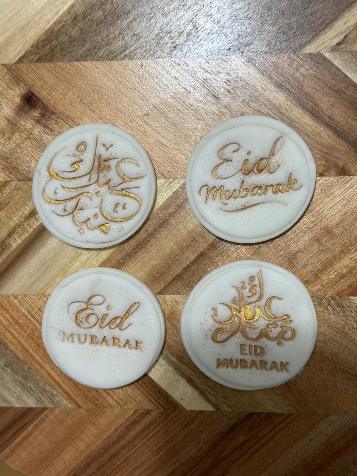 Eid Cookie Cutters Set | Embossed Ramadan Baking Tools, Islamic Calligraphy Stamps - image 3