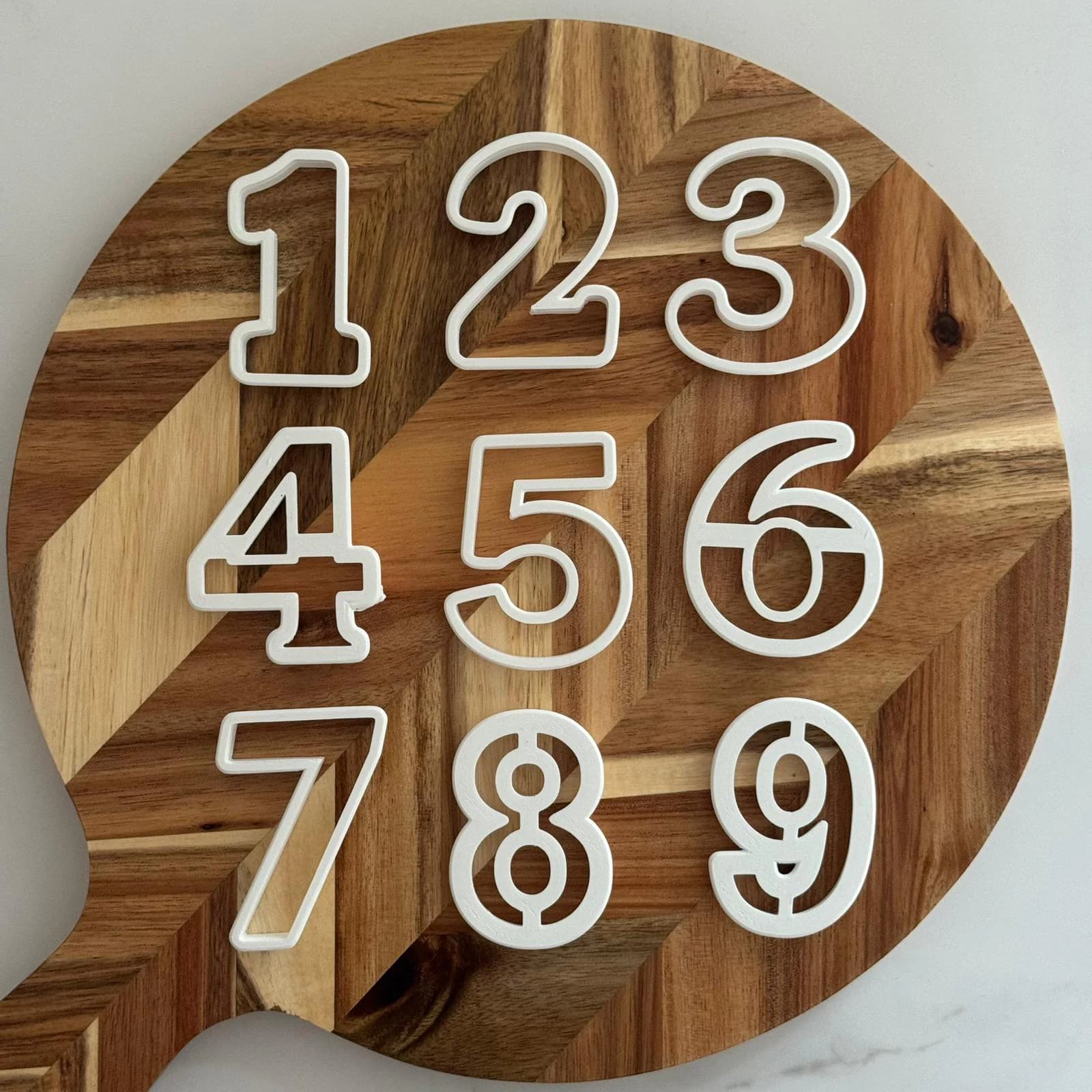 Number Cookie Cutter Set – Birthday Biscuit Fondant Shapes
