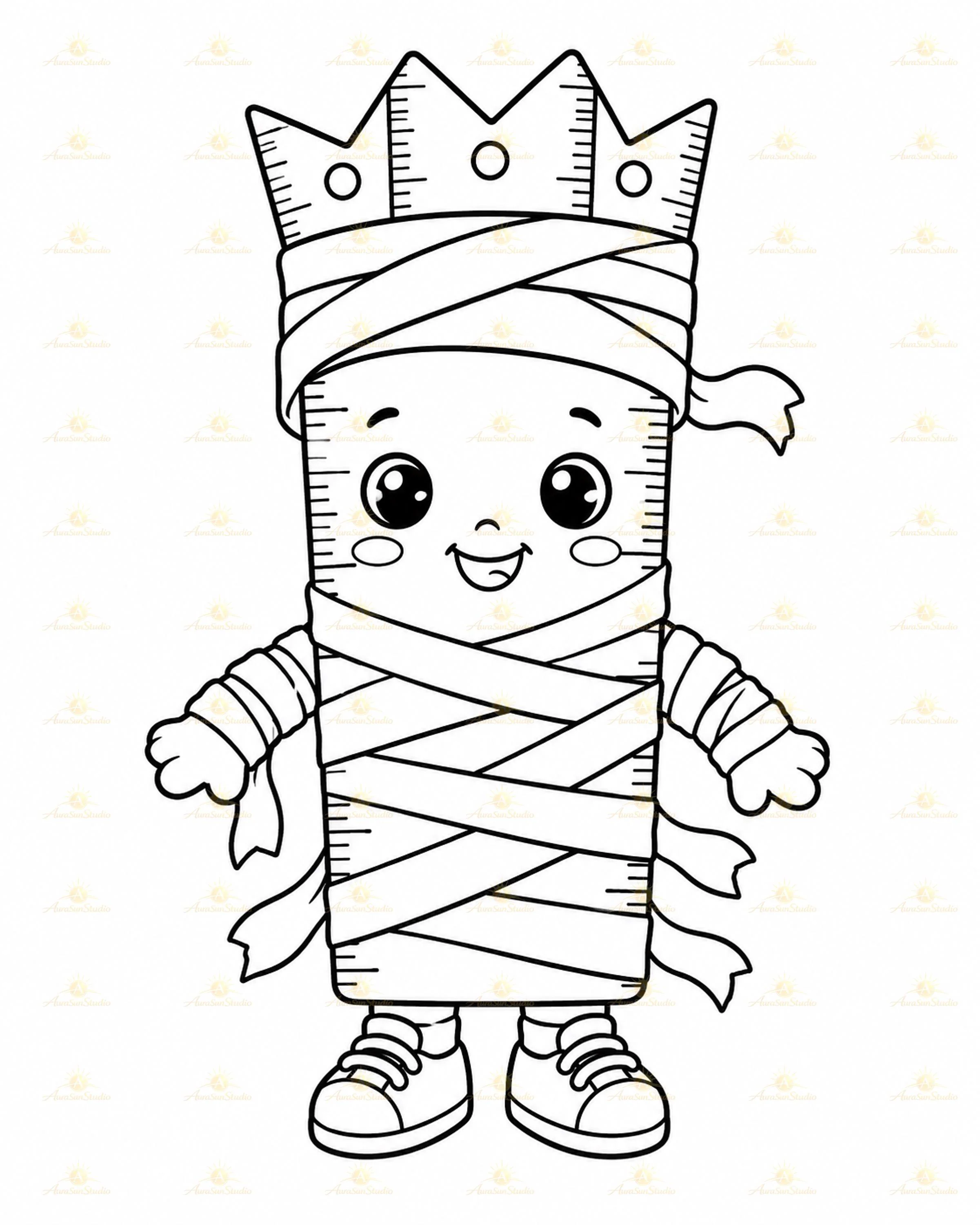 Spooky Scholars Halloween Coloring Book, Monsters, School Activities (Digital Download) - image 5