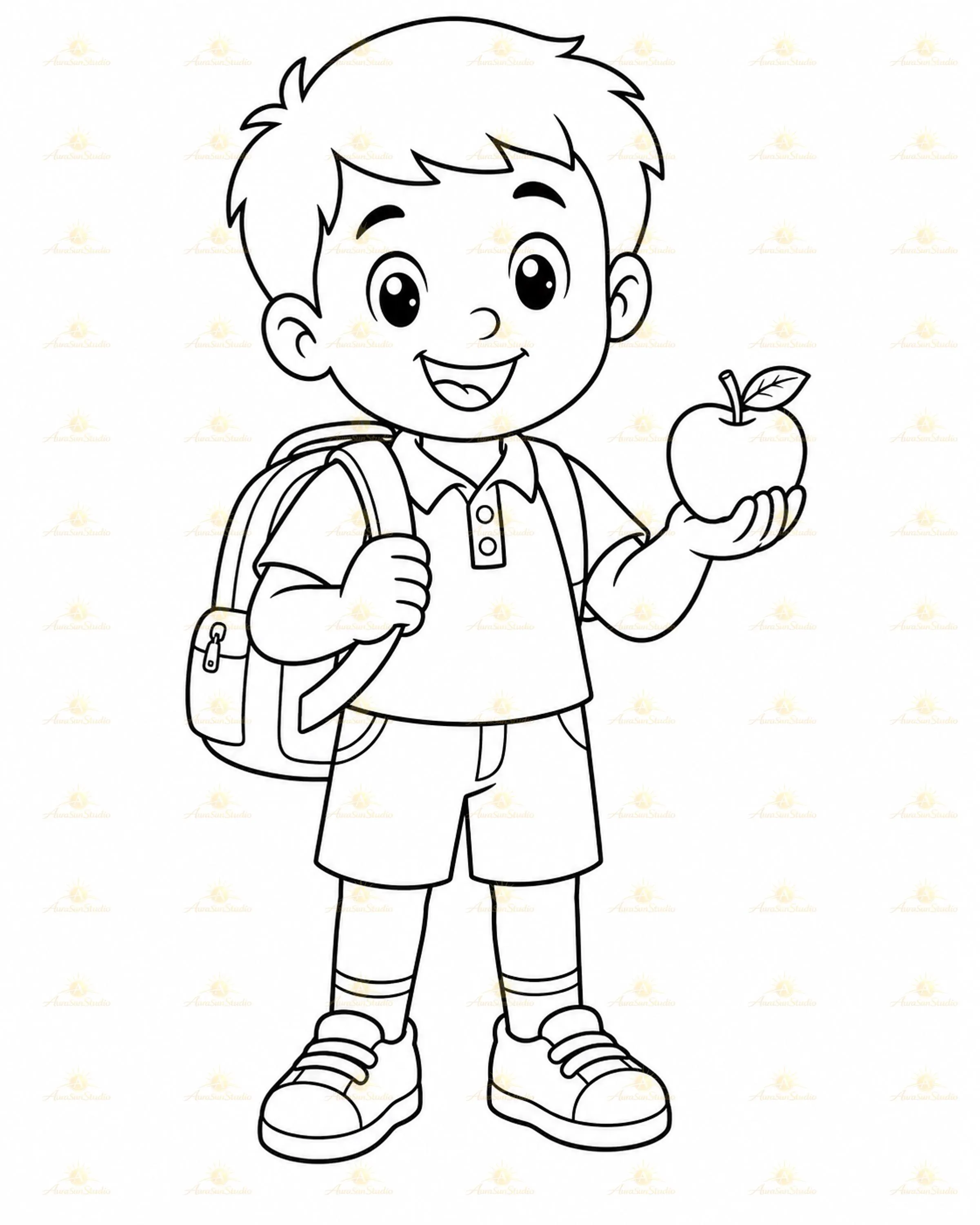 First Day Feelings Coloring Book, Back to School SEL Printable Pages (Digital Download) - image 5