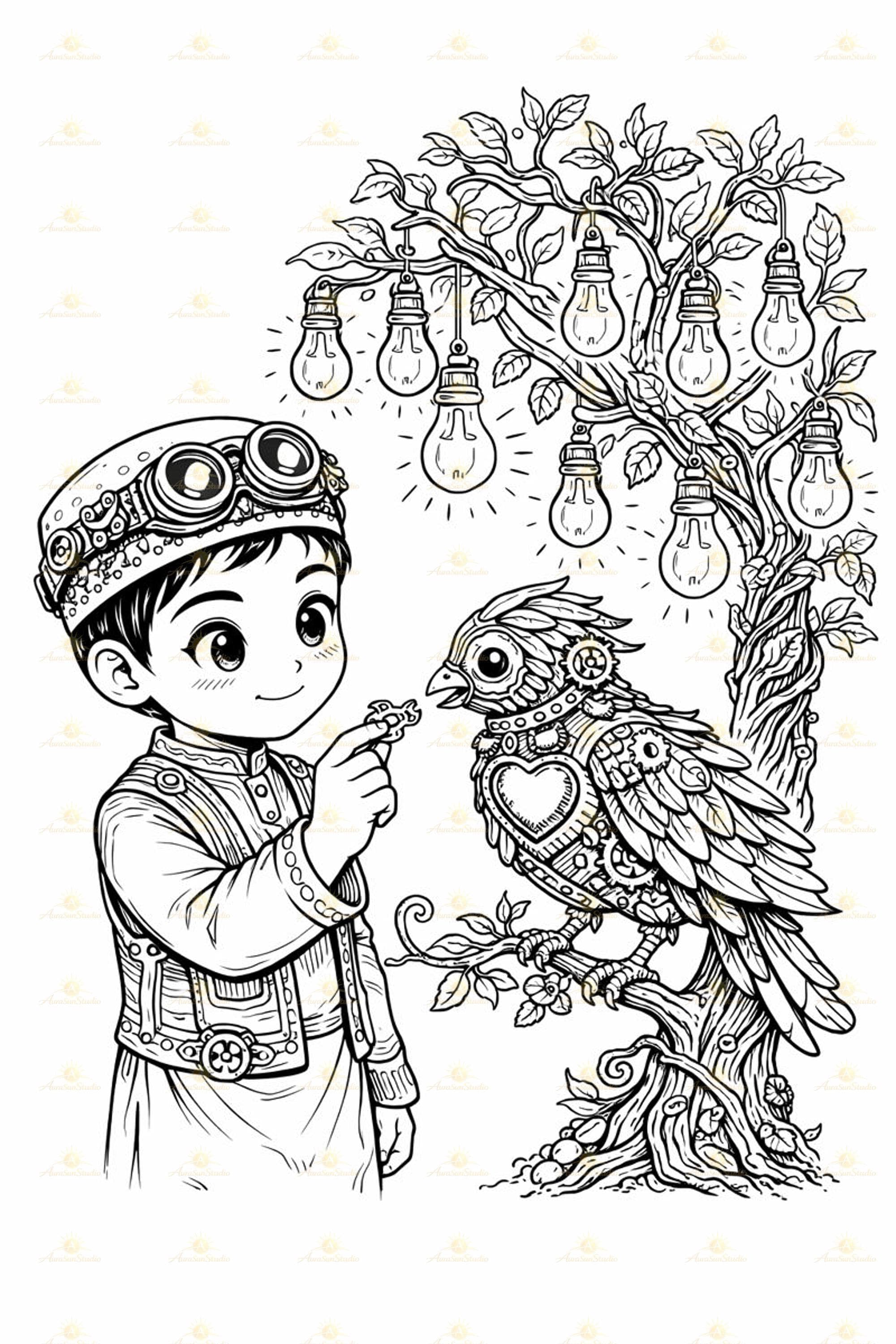 Valentine Coloring Book | 30 Isometric Love Scenes (PDF Download A4/Letter/8.5x8.5in - image 5