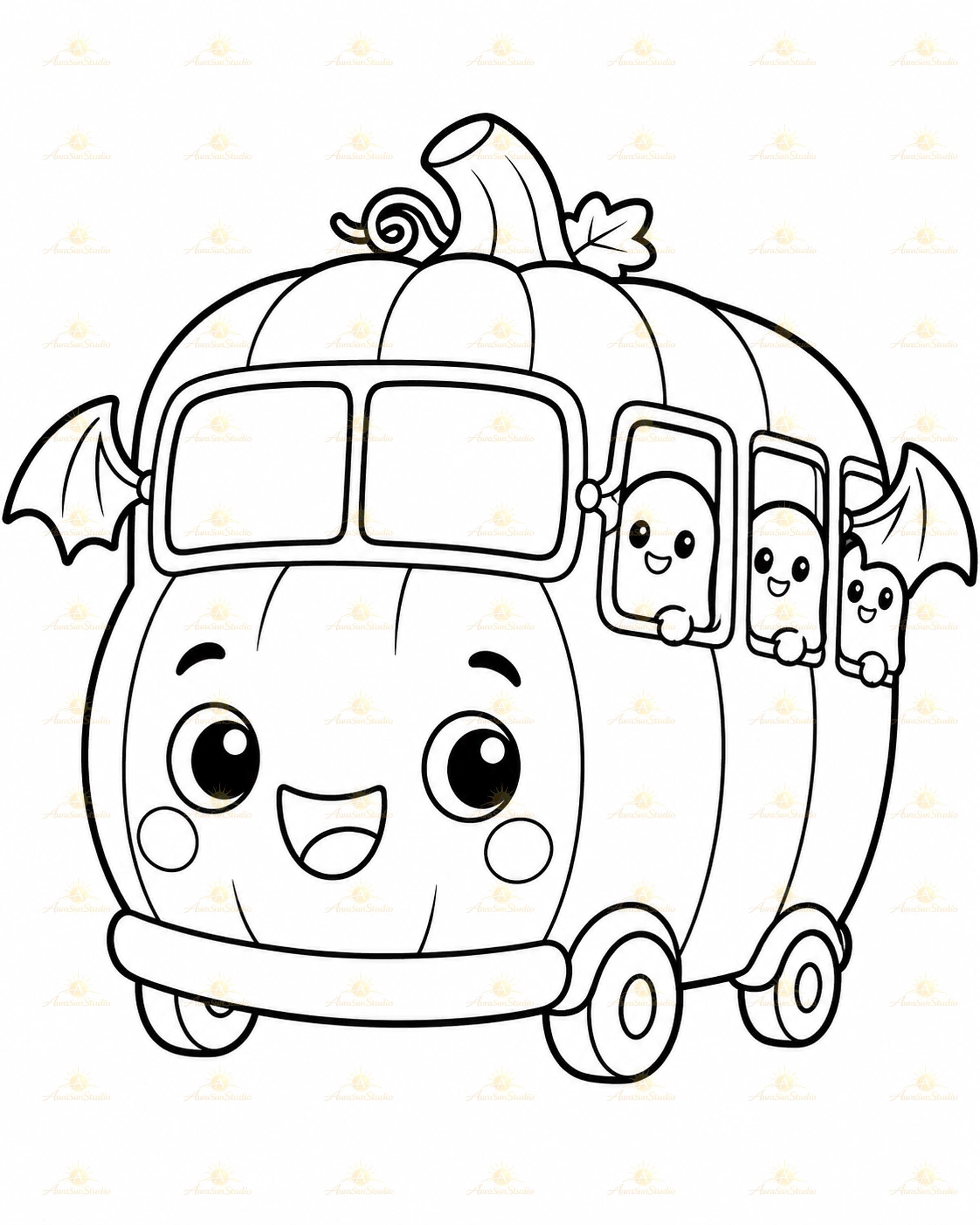Spooky Scholars Halloween Coloring Book, Monsters, School Activities (Digital Download) - image 3