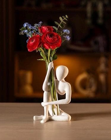 Minimal Abstract Human Figurine – Modern Home Decor Sculpture, Handmade 3D Printed Art Object - image 4