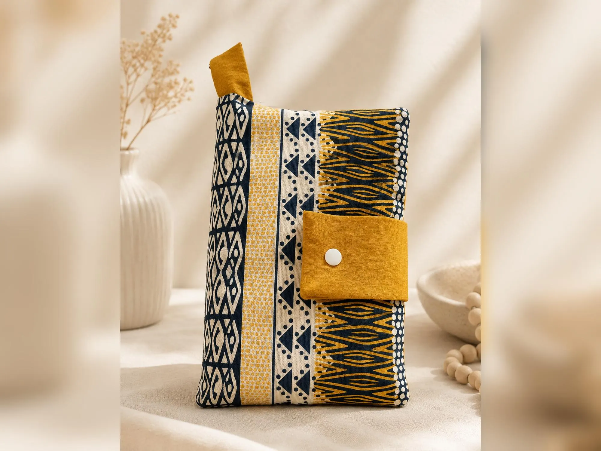 Handmade Diaper Clutch, Cotton Diaper Organizer, Baby Changing Pouch, New Mom Gift