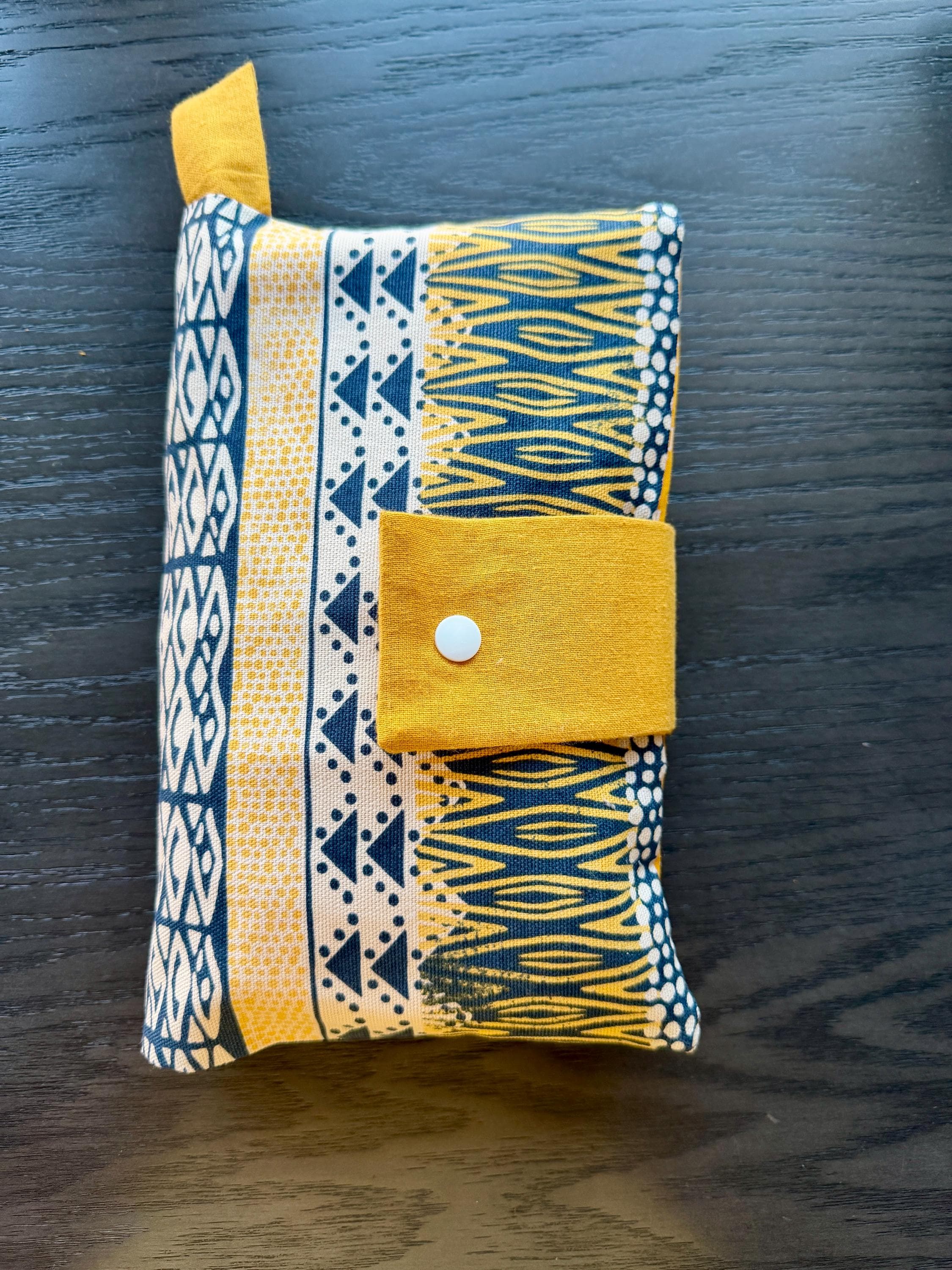 Handmade Diaper Clutch, Cotton Diaper Organizer, Baby Changing Pouch, New Mom Gift - image 4
