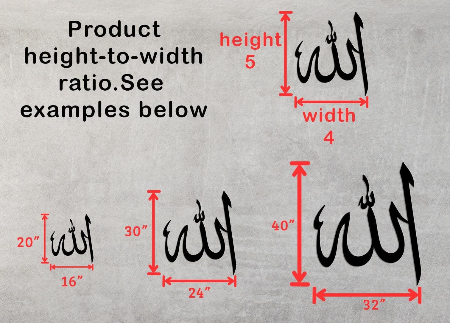 Metal Islamic Wall Art, Allah, Large Islamic Home Decor, Muslim Home Gift, Ramadan Gift - image 5