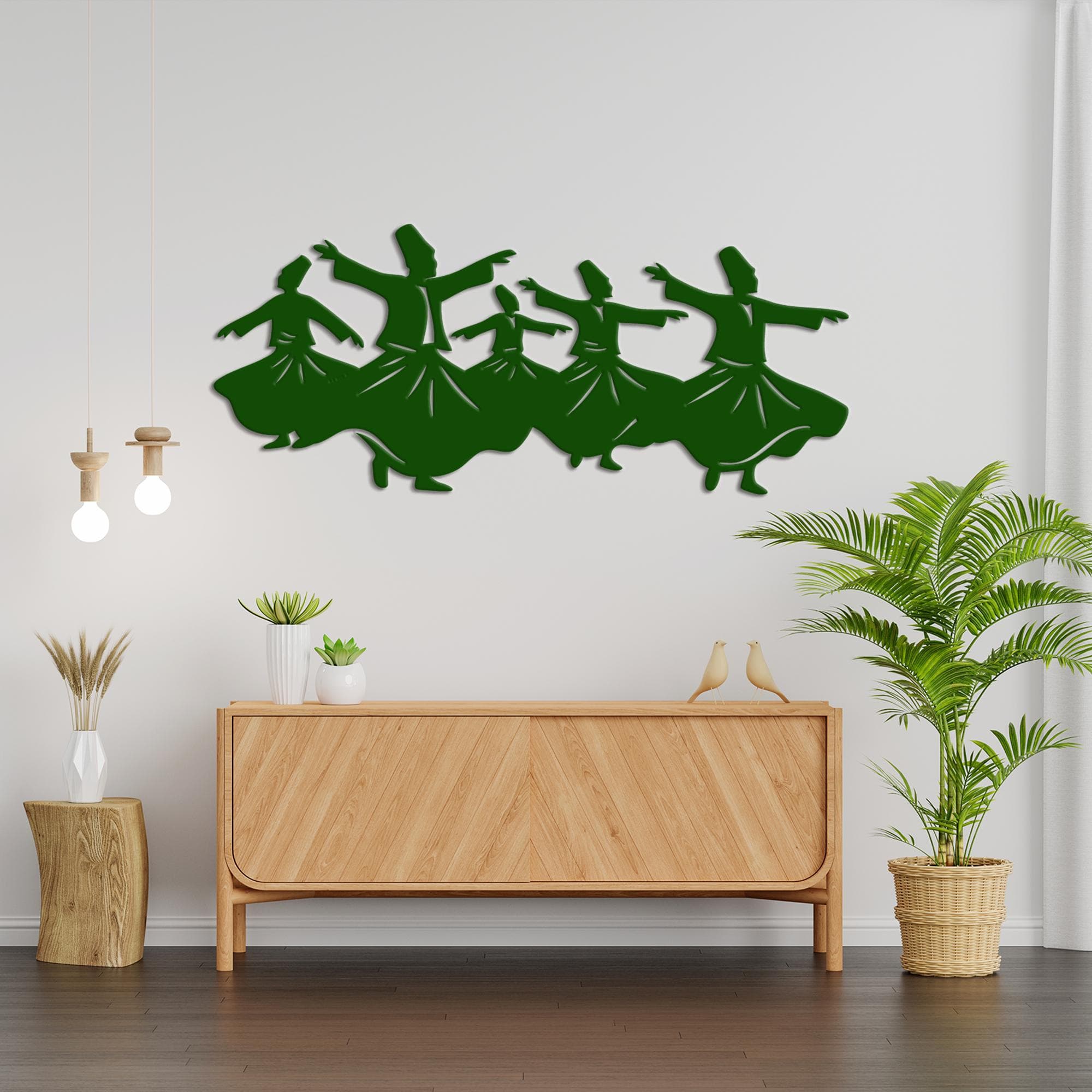 Whirling Dervish Metal Wall Art, Ramadan Eid Wall Hanging Gift, Mevlana Rumi Home Decor, - image 5