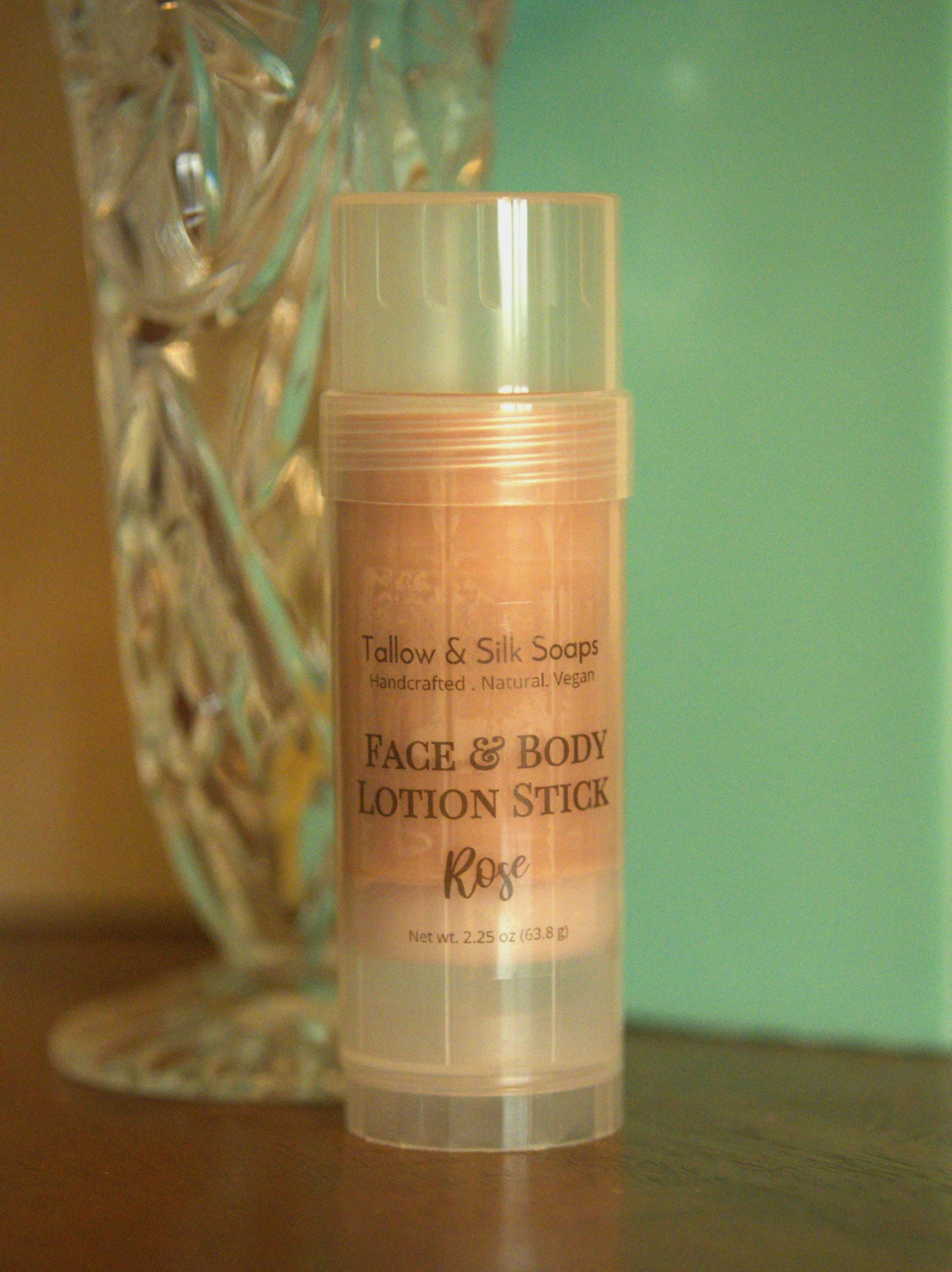 Rose Face & Body Solid Lotion Stick. Vegan, Natural. Non-Greasy. Hydrating. Dry, Sensitive Skin Relief. Lavender, Unscented - image 3