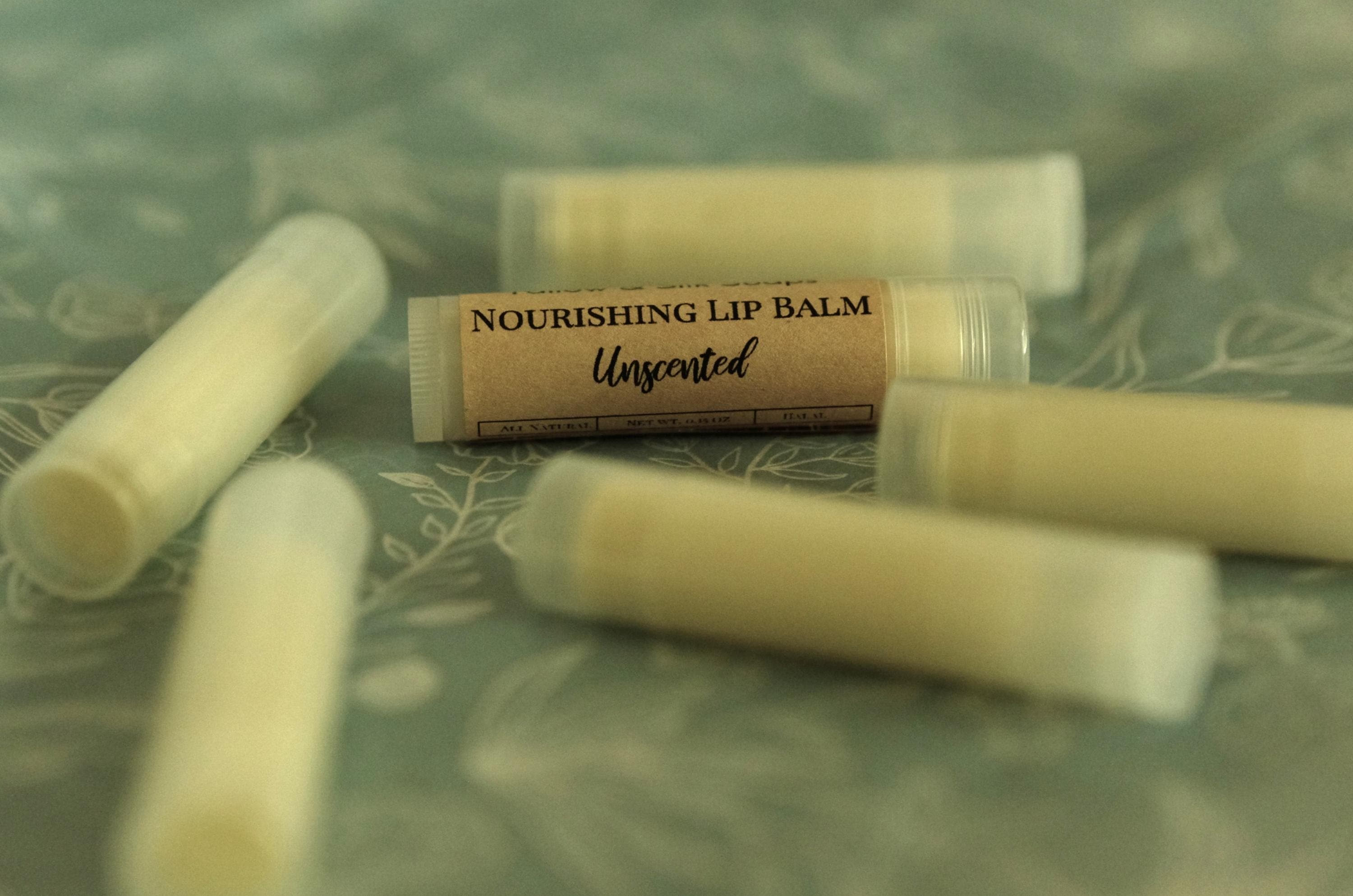 Unscented Tallow Lip Balm. Halal, Grass-fed, Natural. Hajj/Umrah. Dry, Sensitive, Chapped Lip Relief. 0.15 oz