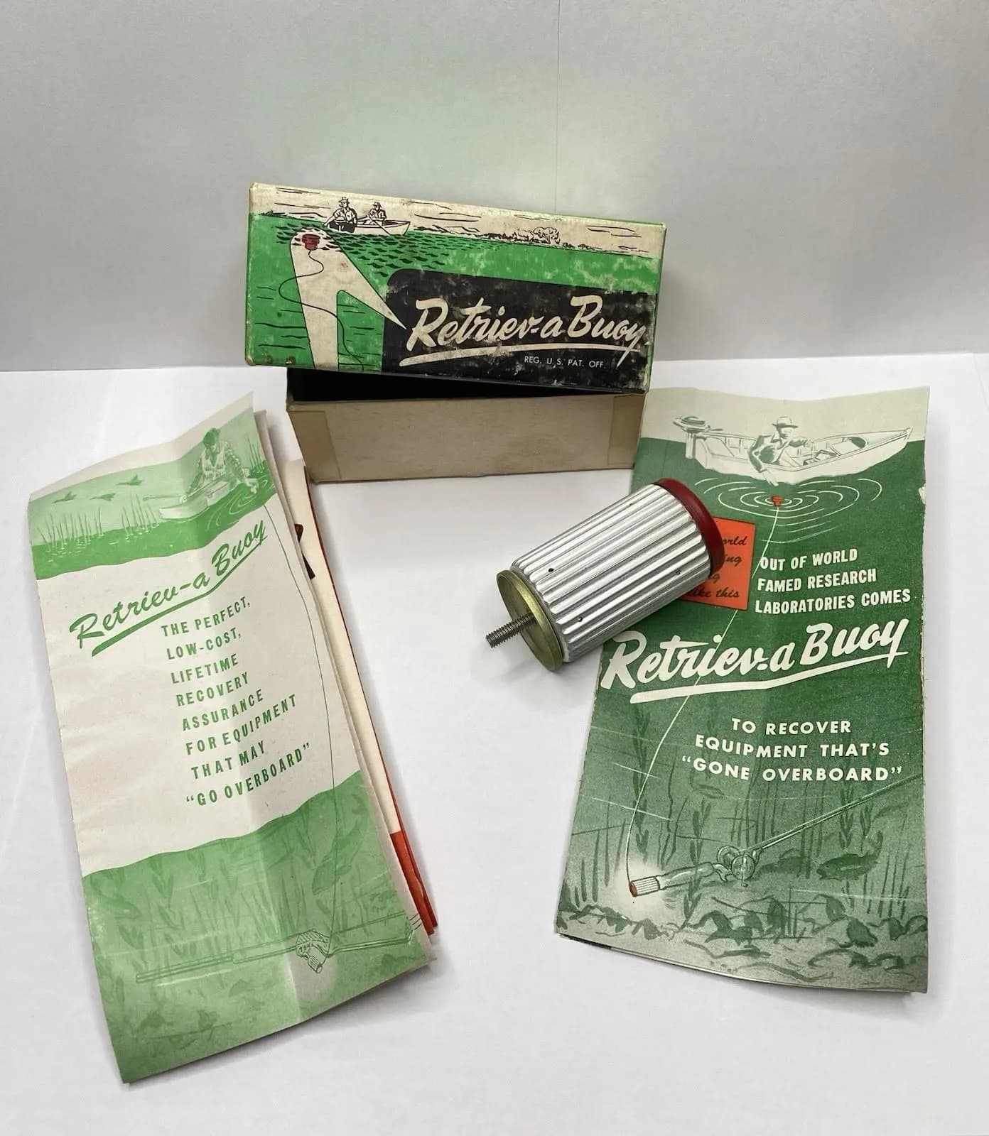 Vintage Retriev-a Buoy Model 8-51 w/ Box & Instructions Lot R-936