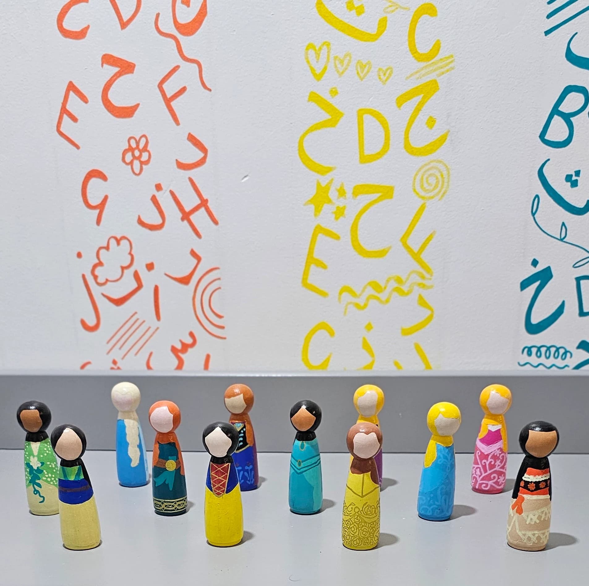 ISLAMIC ART: Hijabi Princess Peg dolls | Personalised Dolls - image 5