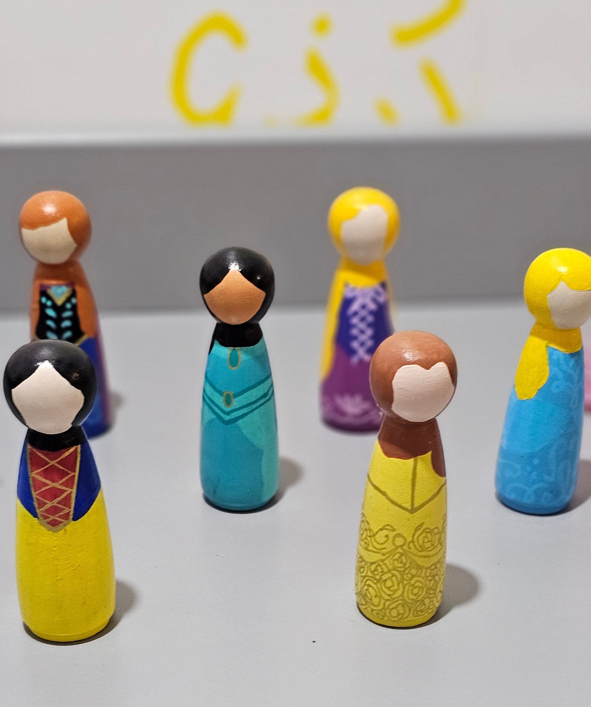 ISLAMIC ART: Hijabi Princess Peg dolls | Personalised Dolls - image 4