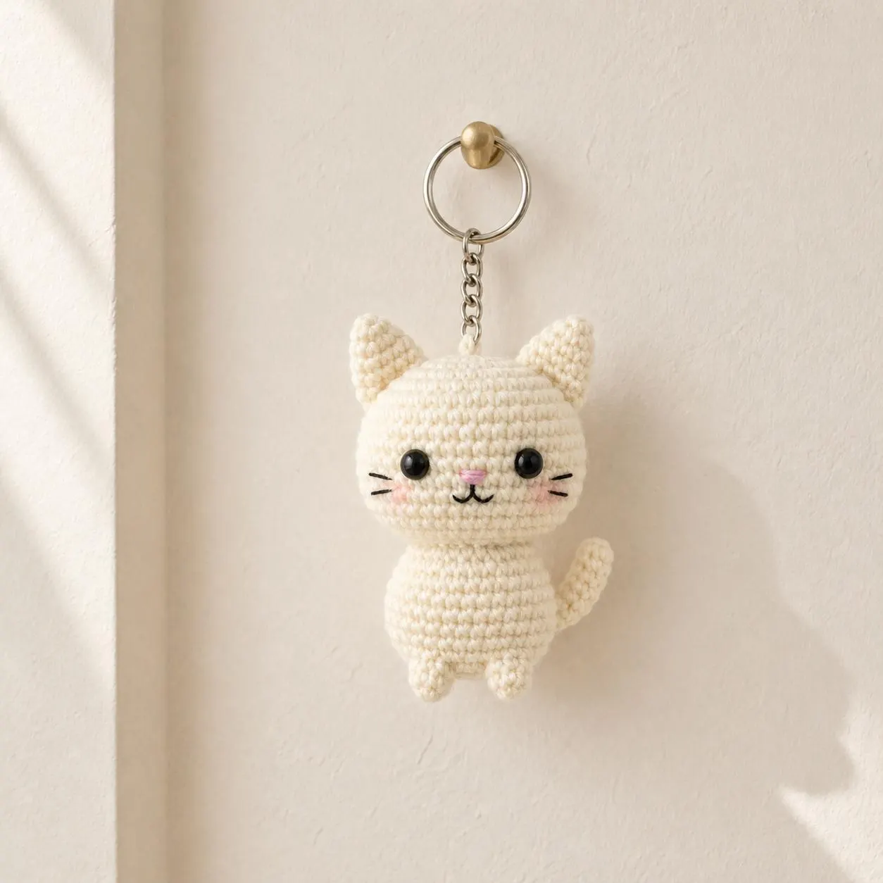 Keychain Cat Crochet Pattern PDF, Cat Keychain Crochet Pattern, Amigurumi Cat Keychain, Easy Beginner Pattern, Instant Download - image 4