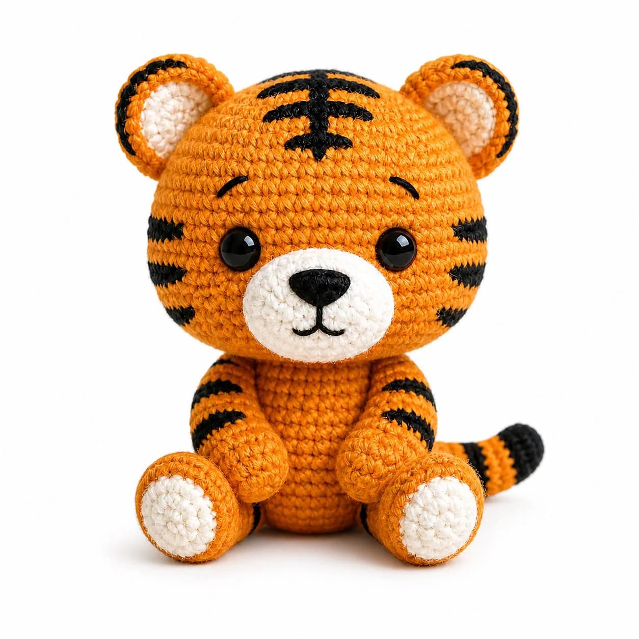 Baby Tiger Crochet Pattern PDF, Easy Amigurumi Cute Plush DIY Toy Beginner Friendly