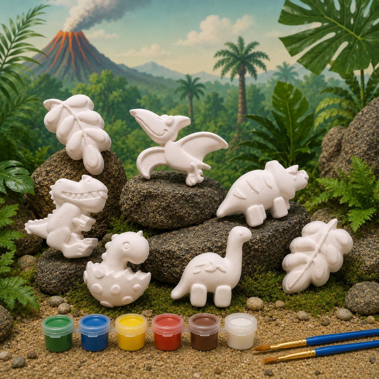 Plaster Painting Kit - Dinosaur Edition