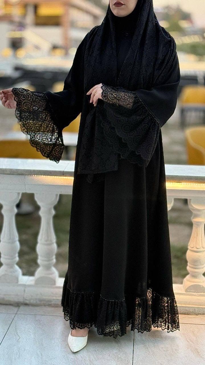 Black Abaya - Modest Islamic Dress - Versatile Occasion  Wear for Everyday &  | Luxury - image 4