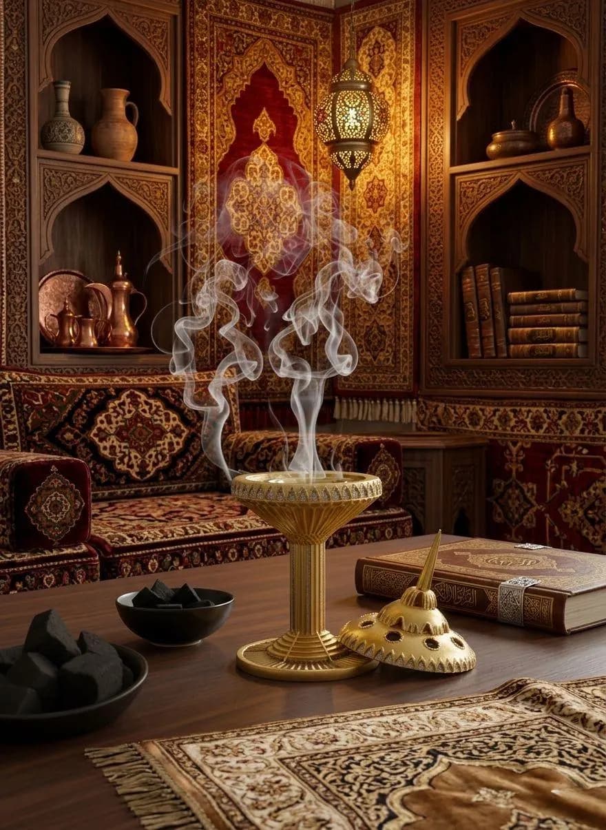 Classic Antique Clay Incense Burner | Traditional Arabic Bakhoor