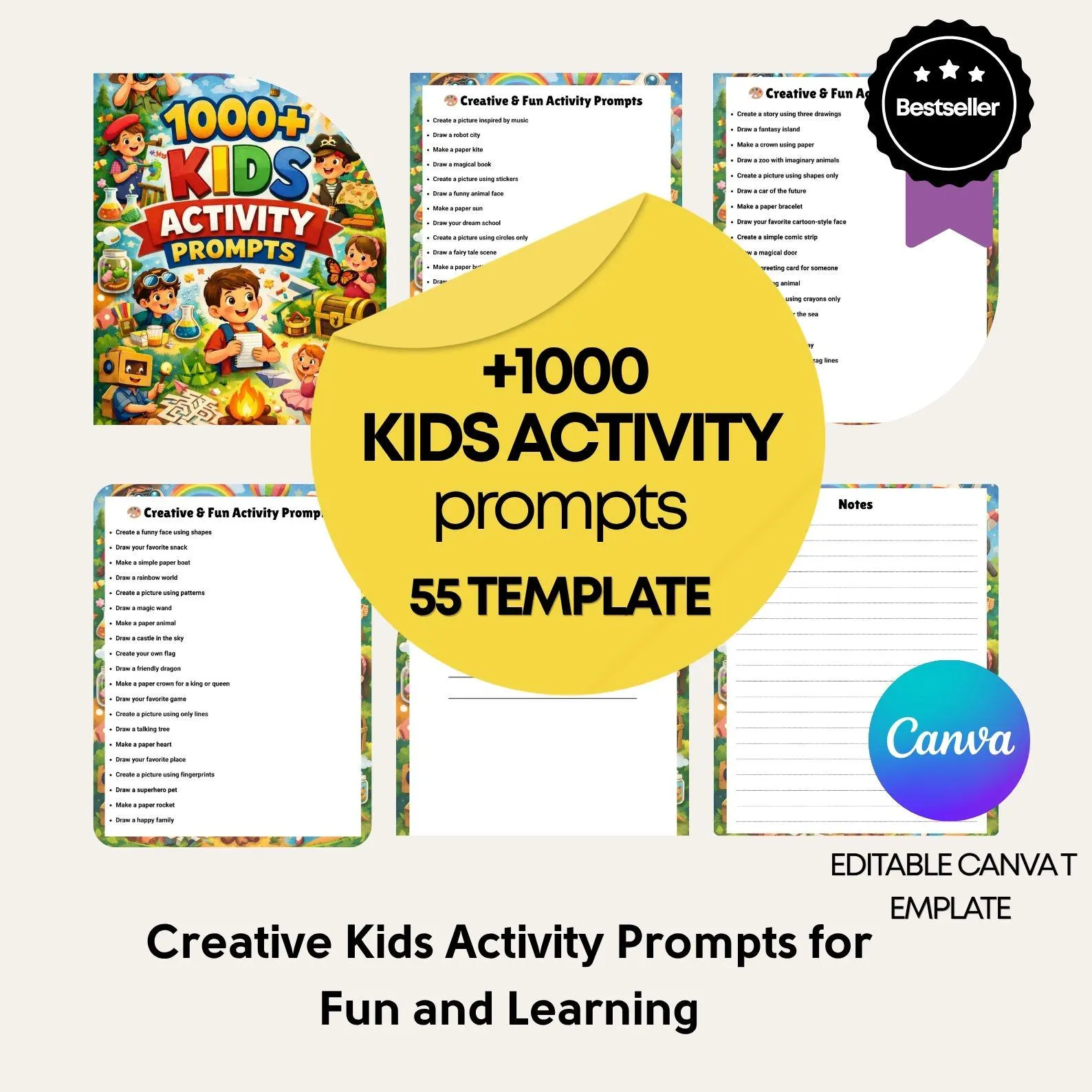 Creative Kids Activity Prompts | Fun Learning & Imagination Booster for Kids