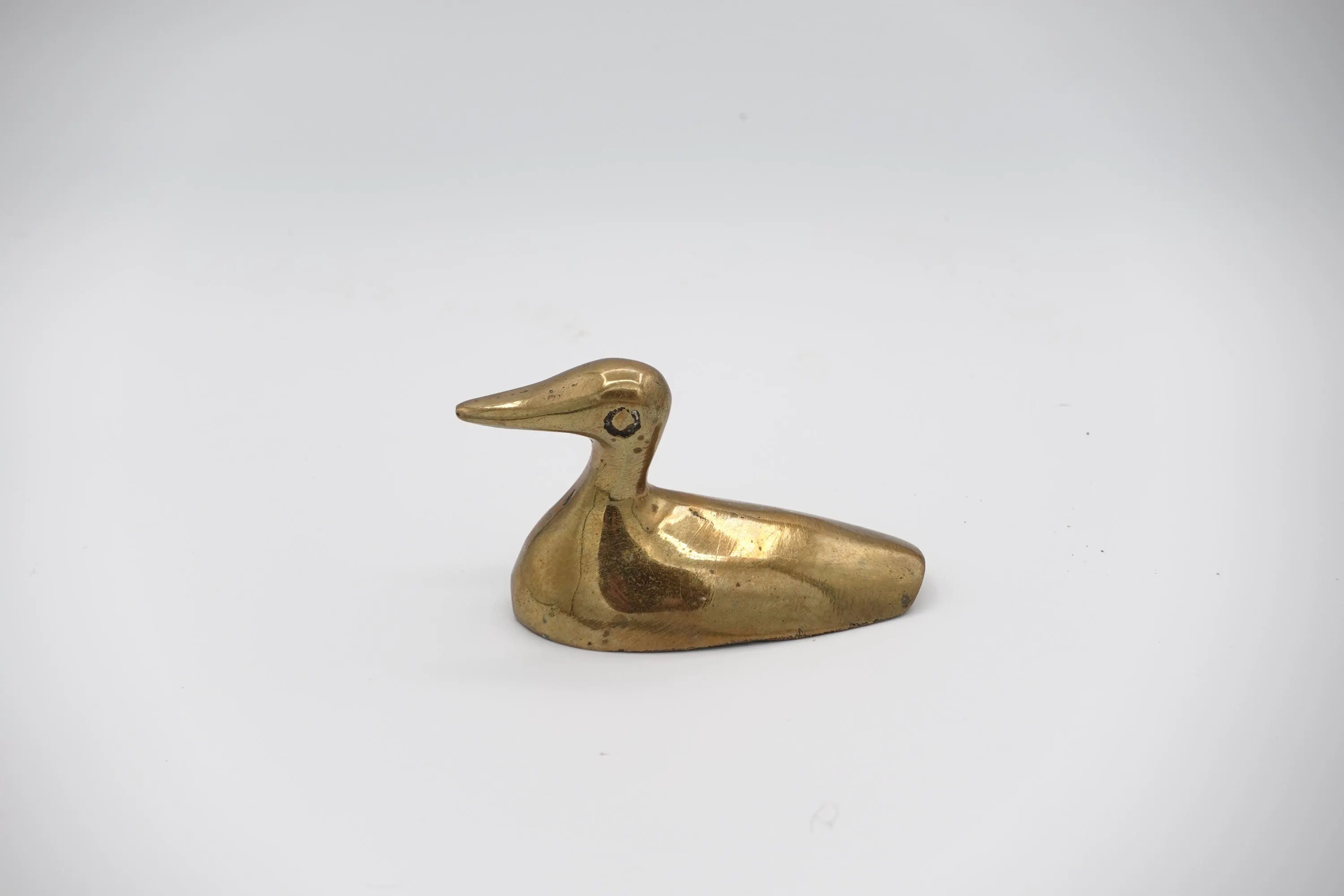 Vintage Brass Duck Family Set of 4 | Graduated Brass Ducks | Handcrafted Korea | Mid Century Brass Animal Decor - image 4