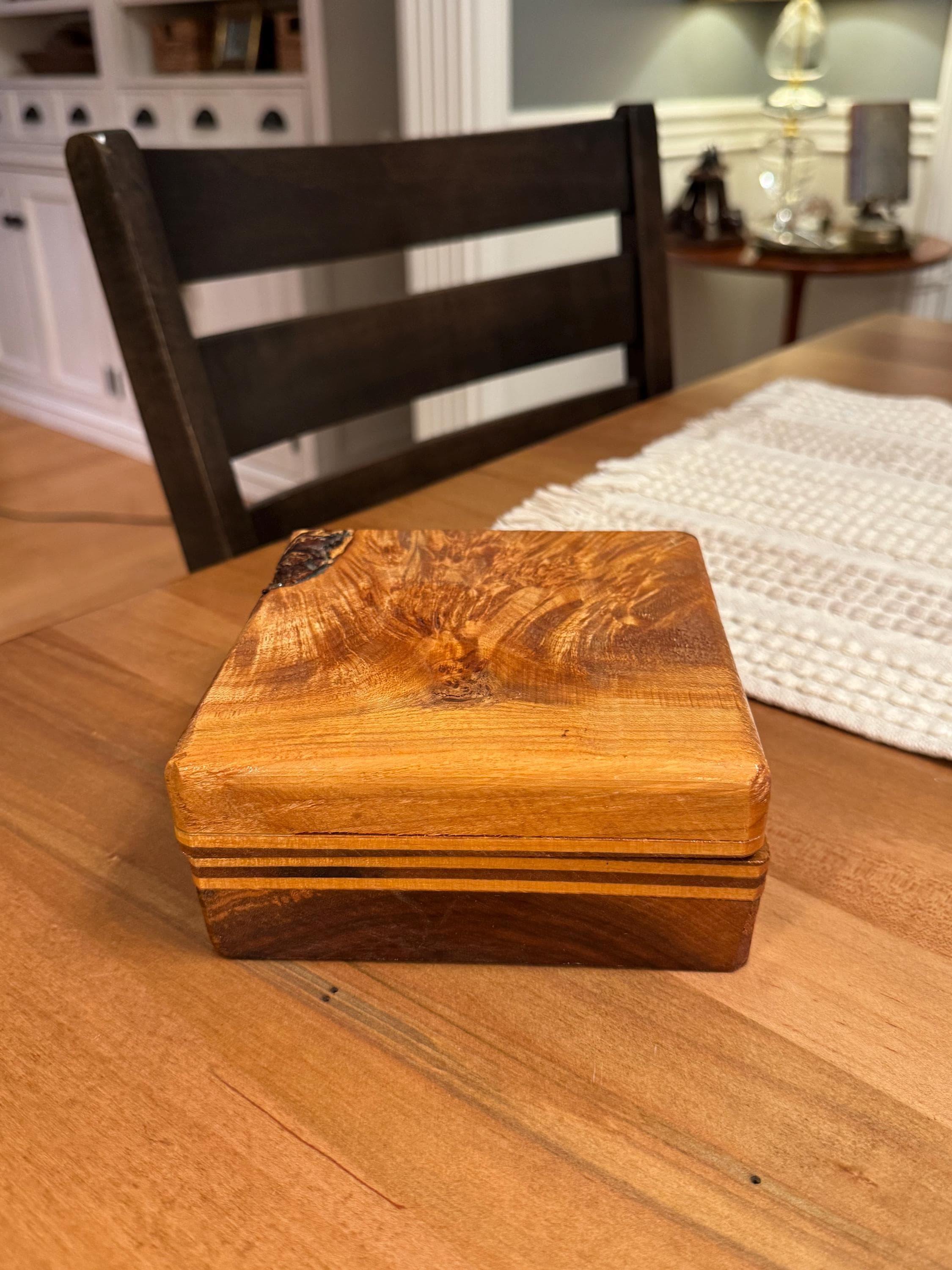 Handcrafted Wooden Keepsake Box - image 2