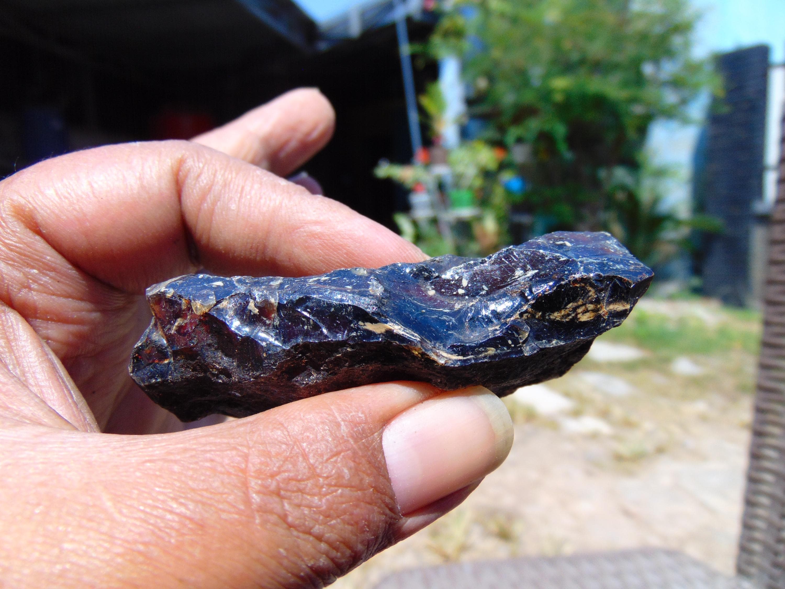 18 gram Rough Raw Indonesian Blue Amber  26RBX34 68x20x15 - image 4