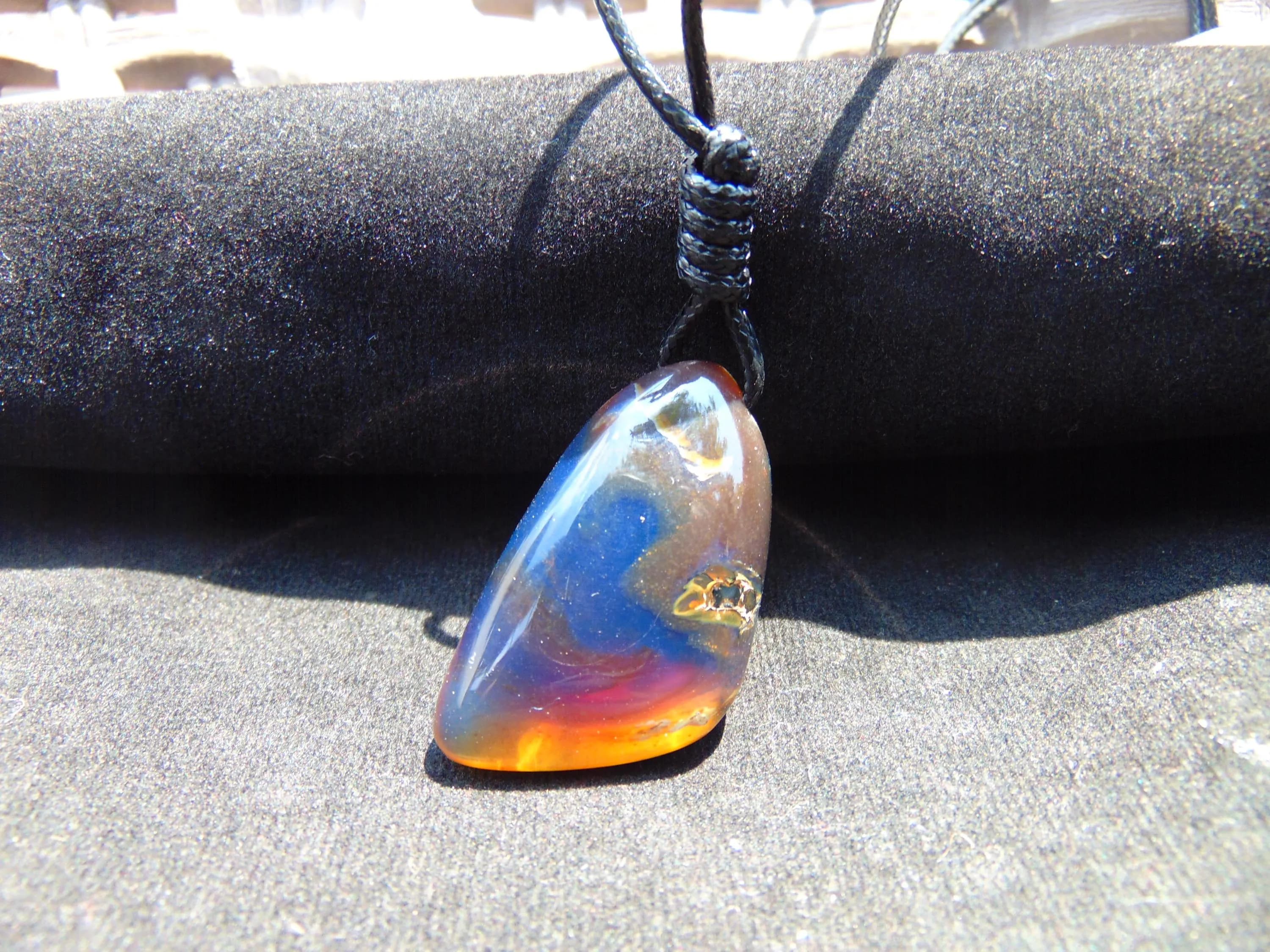 Genuine Natural Indonesian Blue Amber Pendant 8 gr – PB17