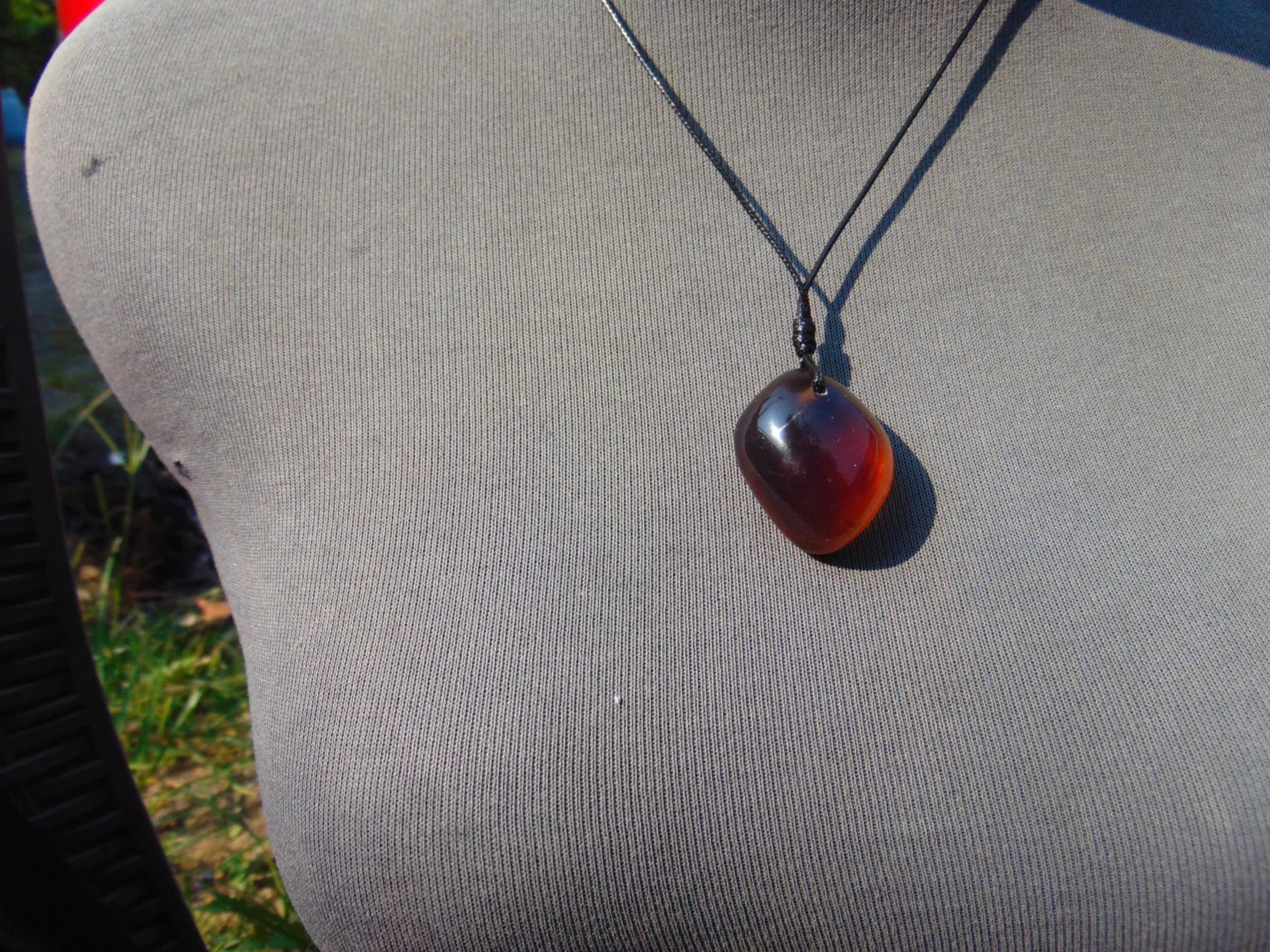 Genuine Natural Indonesian Blue Amber Pendant 6 gr – P401 - image 5