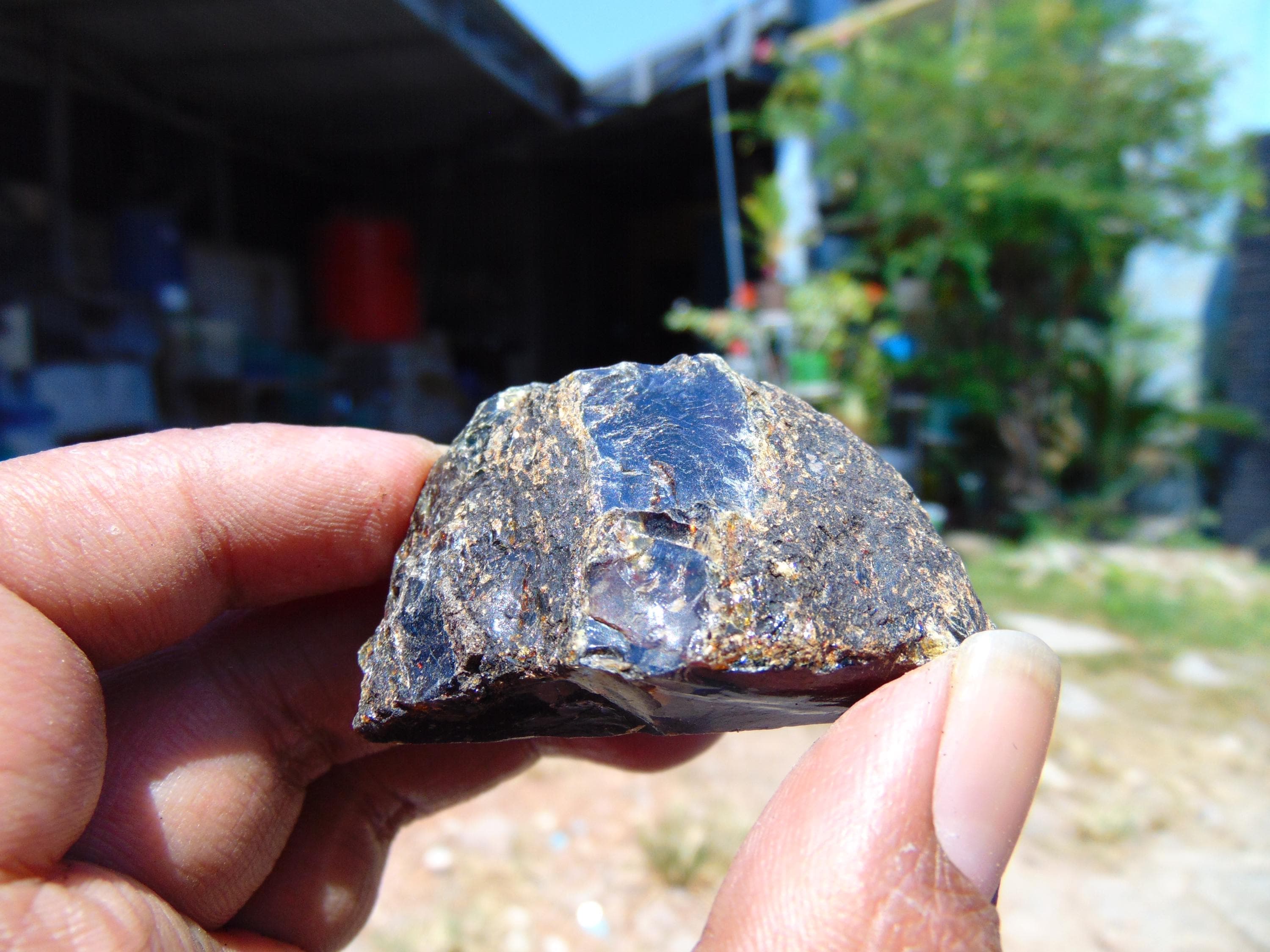 20 gram Rough Raw Indonesian Blue Amber  26RBX44 50x30x25 - image 5