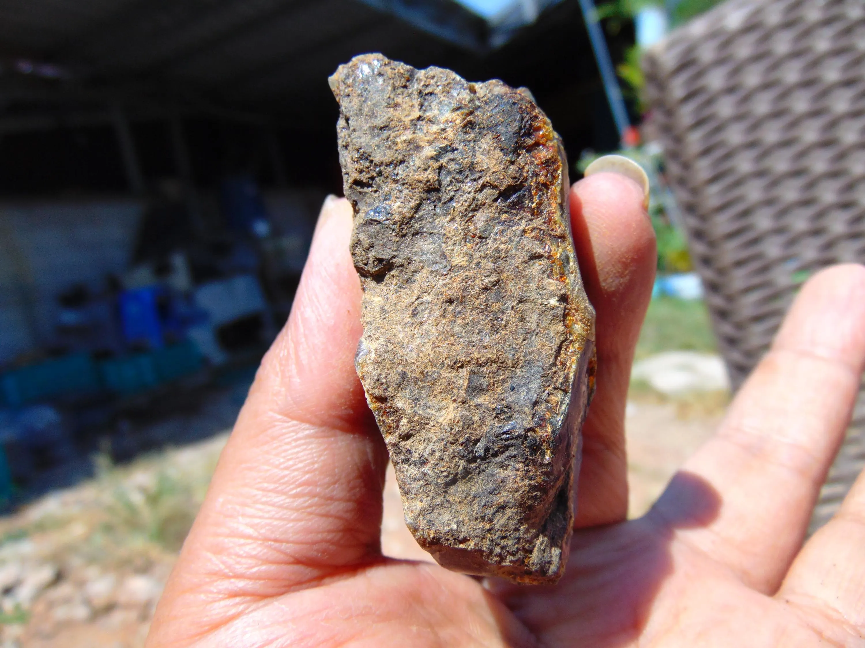 35 gram Rough Raw Indonesian Blue Amber  26RBX23 59x30x23 - image 4