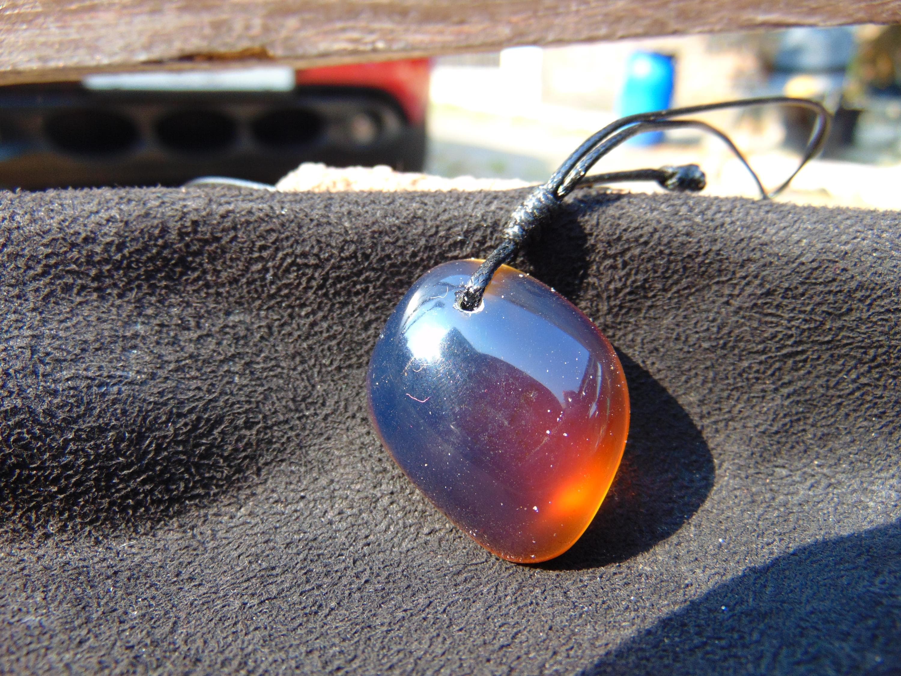 Genuine Natural Indonesian Blue Amber Pendant 6 gr – P401