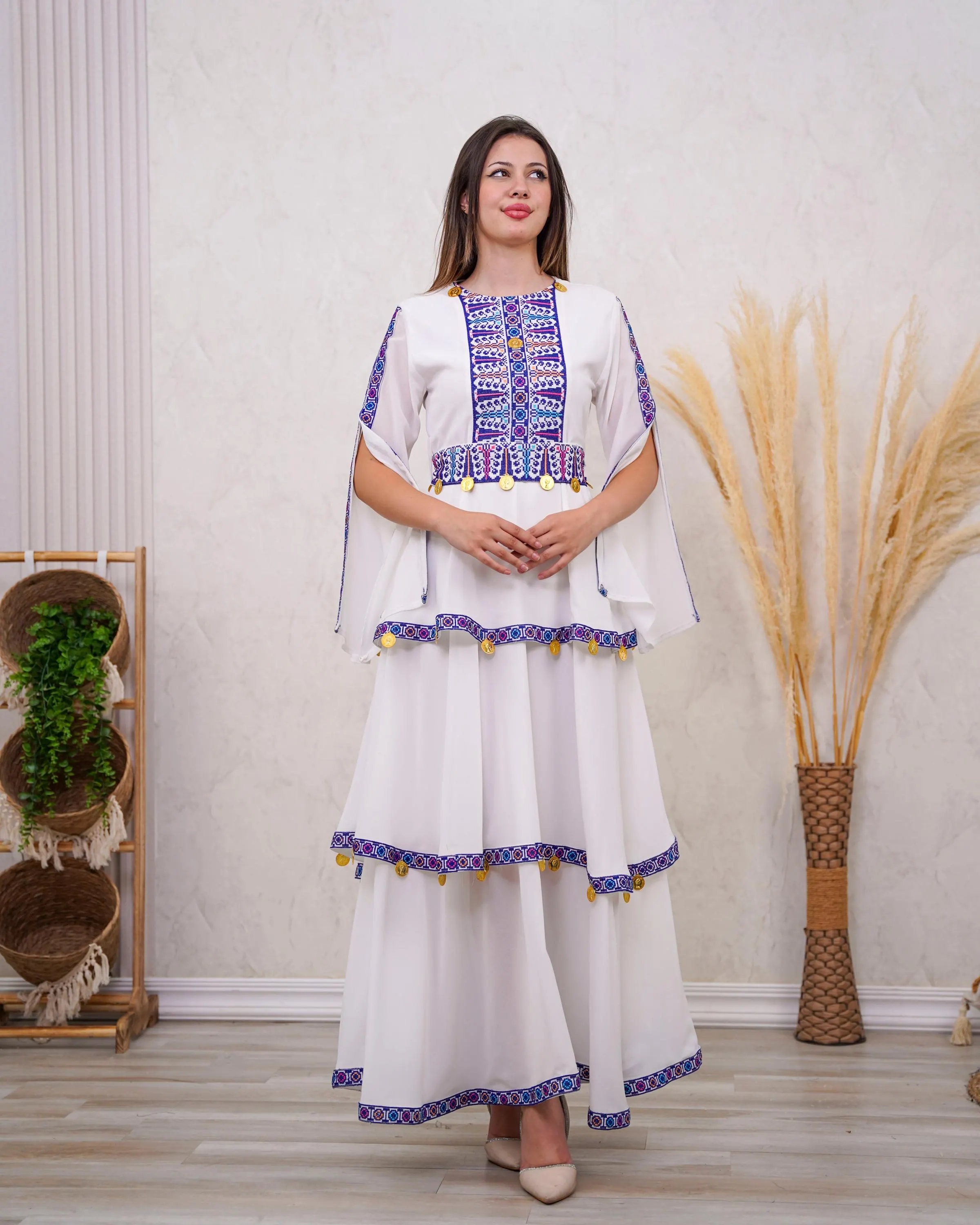 Traditional Dress - Embroidered Palestinian Dress