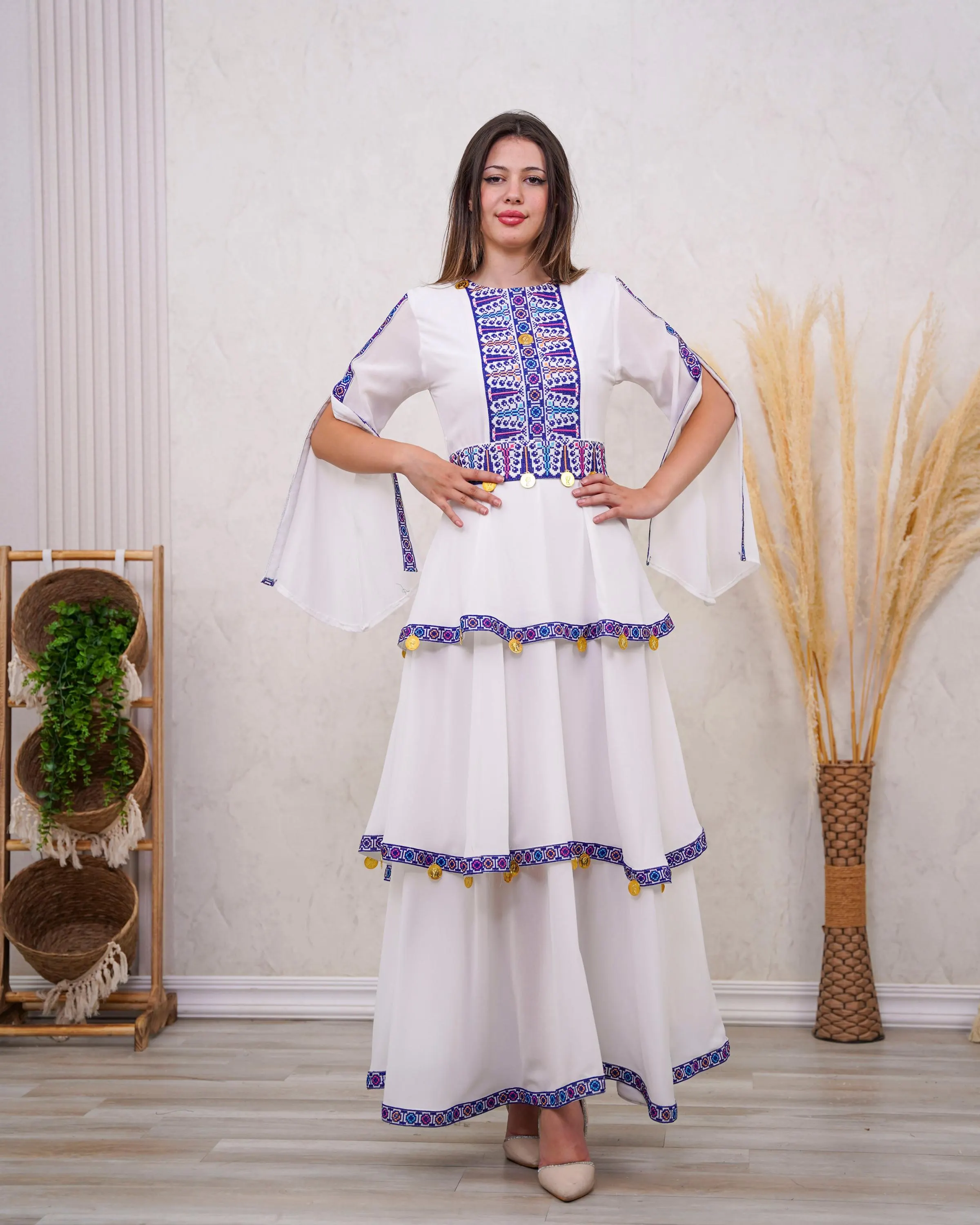 Traditional Dress - Embroidered Palestinian Dress
