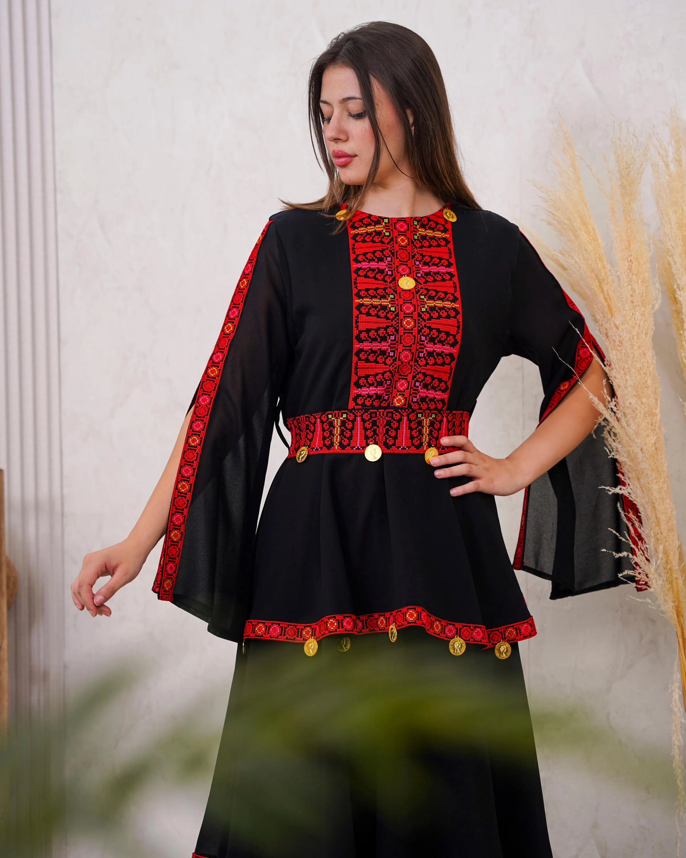 Traditional Dress - Embroidered Palestinian Dress