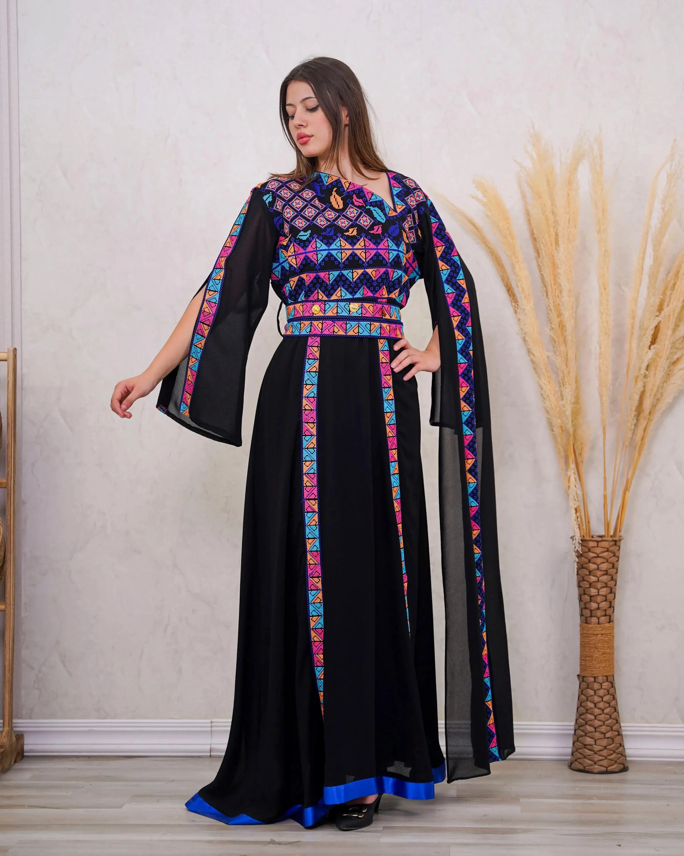Ramlah Dress - Embroidered Palestinian Dress