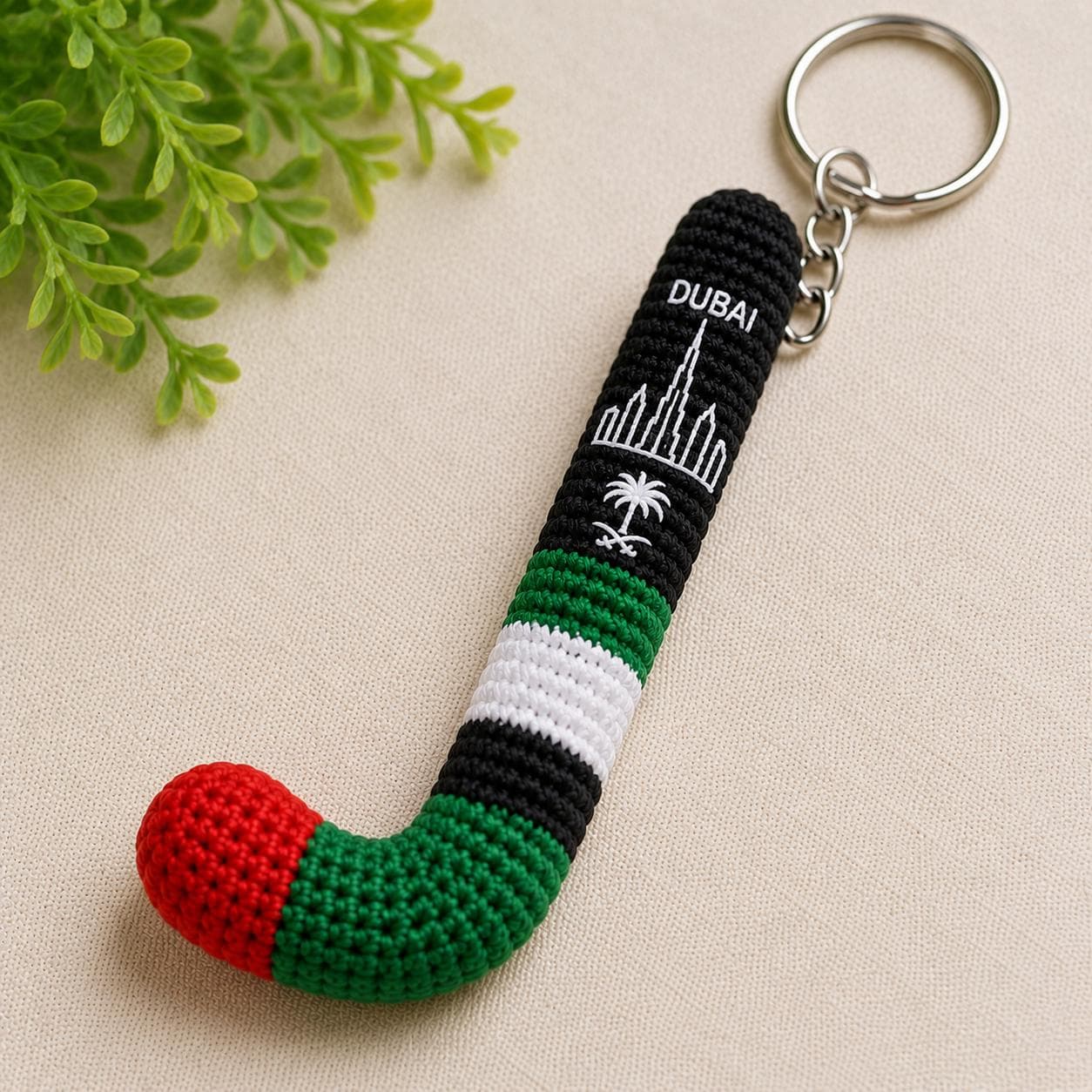 Crochet Hockey keychain pattern - image 3