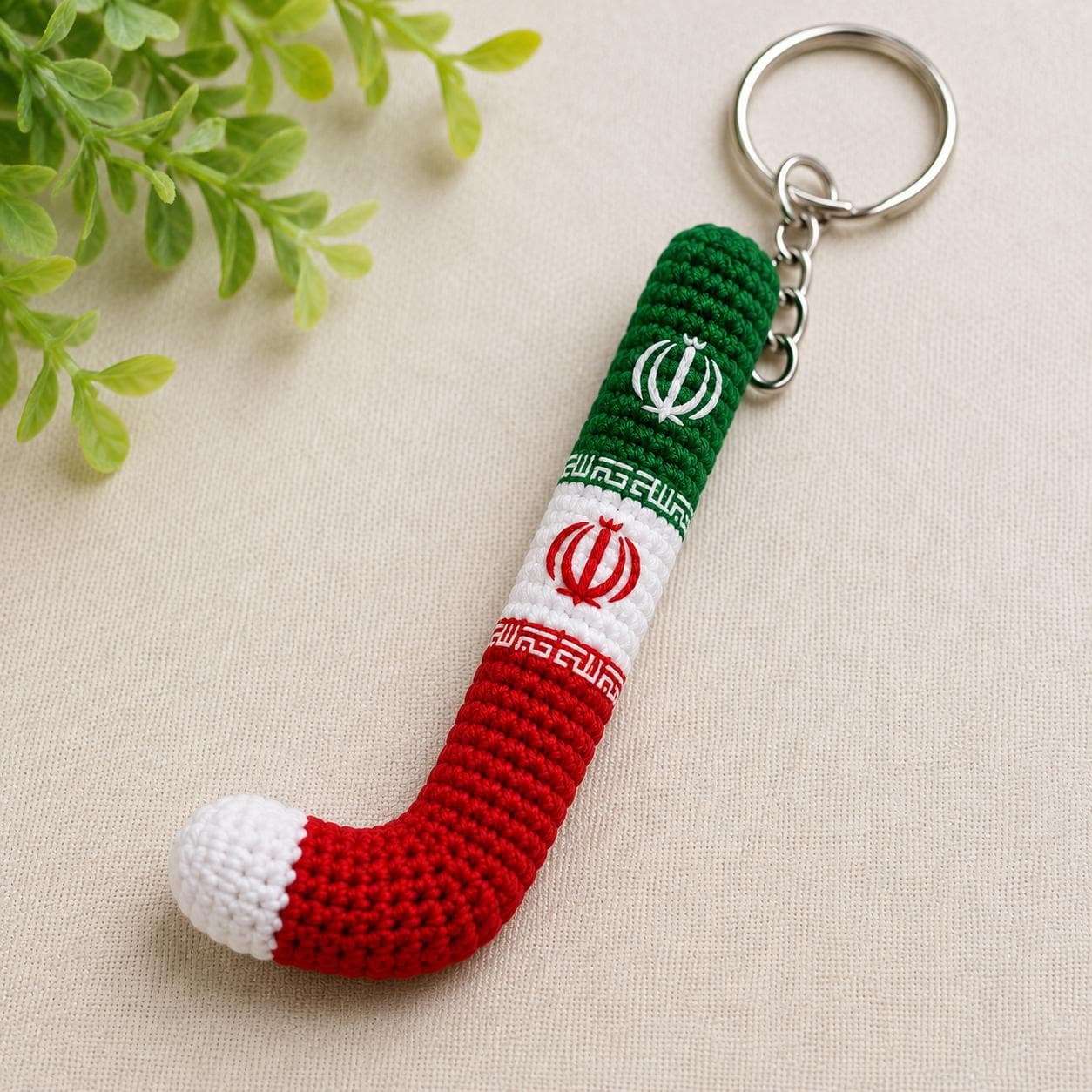 Crochet Hockey keychain pattern - image 5